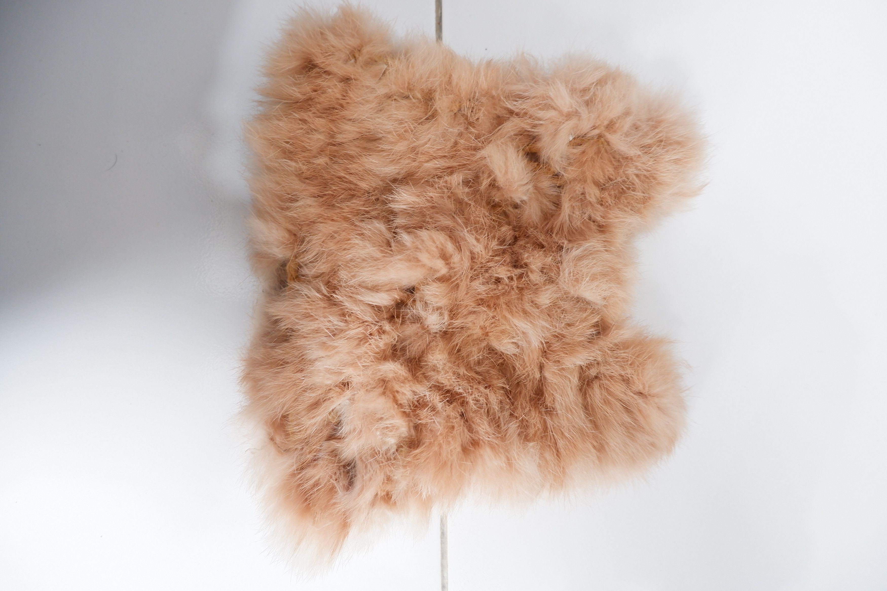 Japanese Brand Vintage La Petit Lilly Woven Fur Mink Ear Hat Size ONE SIZE - 4 Thumbnail