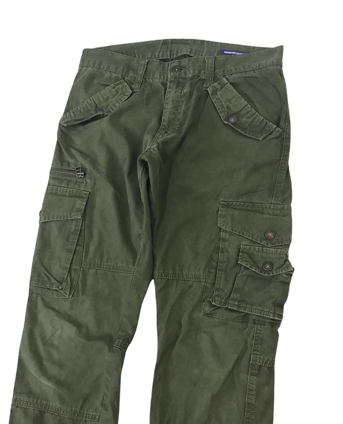 Japanese Brand × PPFM Semantic Design Japan Cargo Pants Multipockets Distressed Size US 32 / EU 48 - 1 Thumbnail