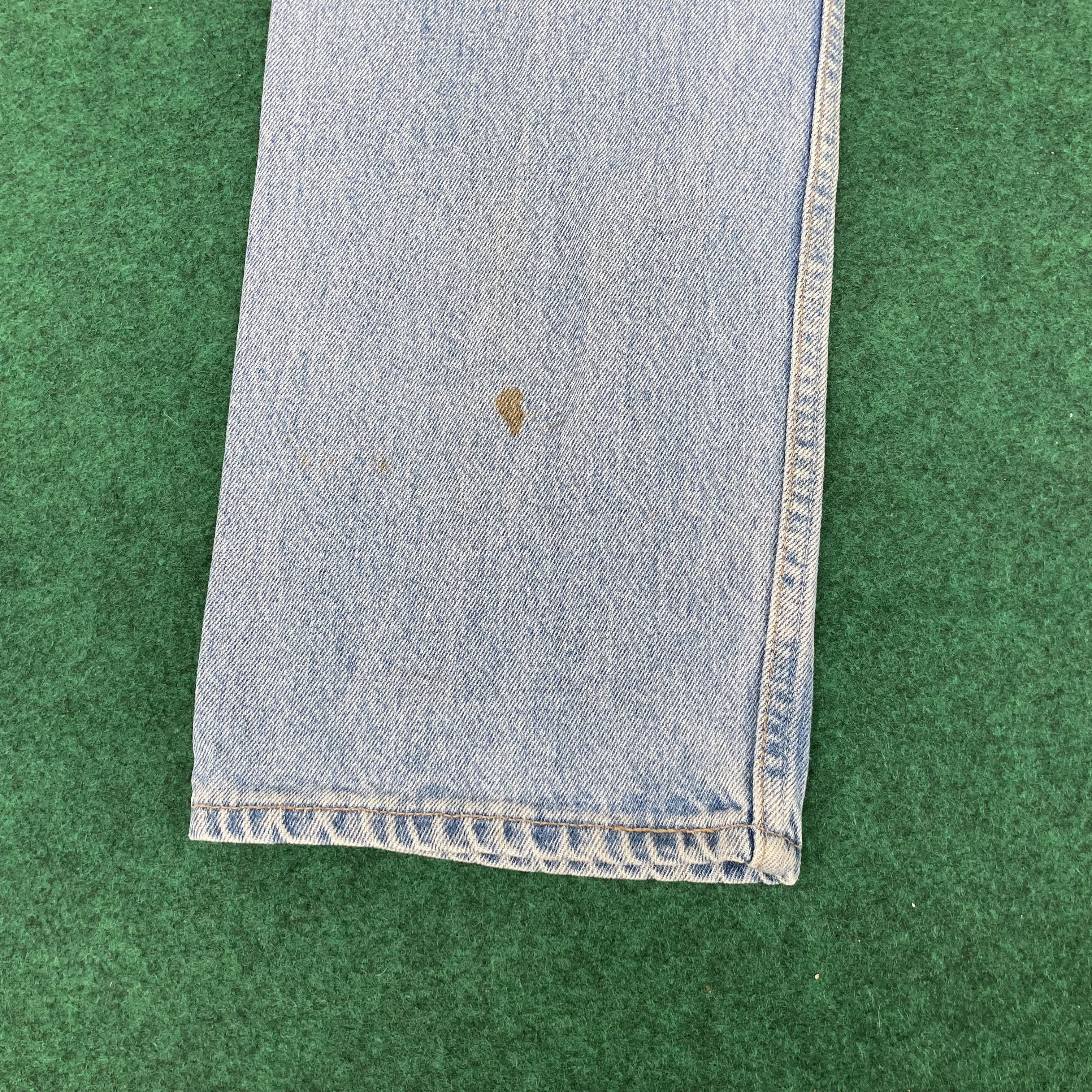 Levi's × Vintage Vtg Levis 501 Distressed Ripped Light Wash 80s Grunge Jeans Size US 30 / EU 46 - 5 Thumbnail