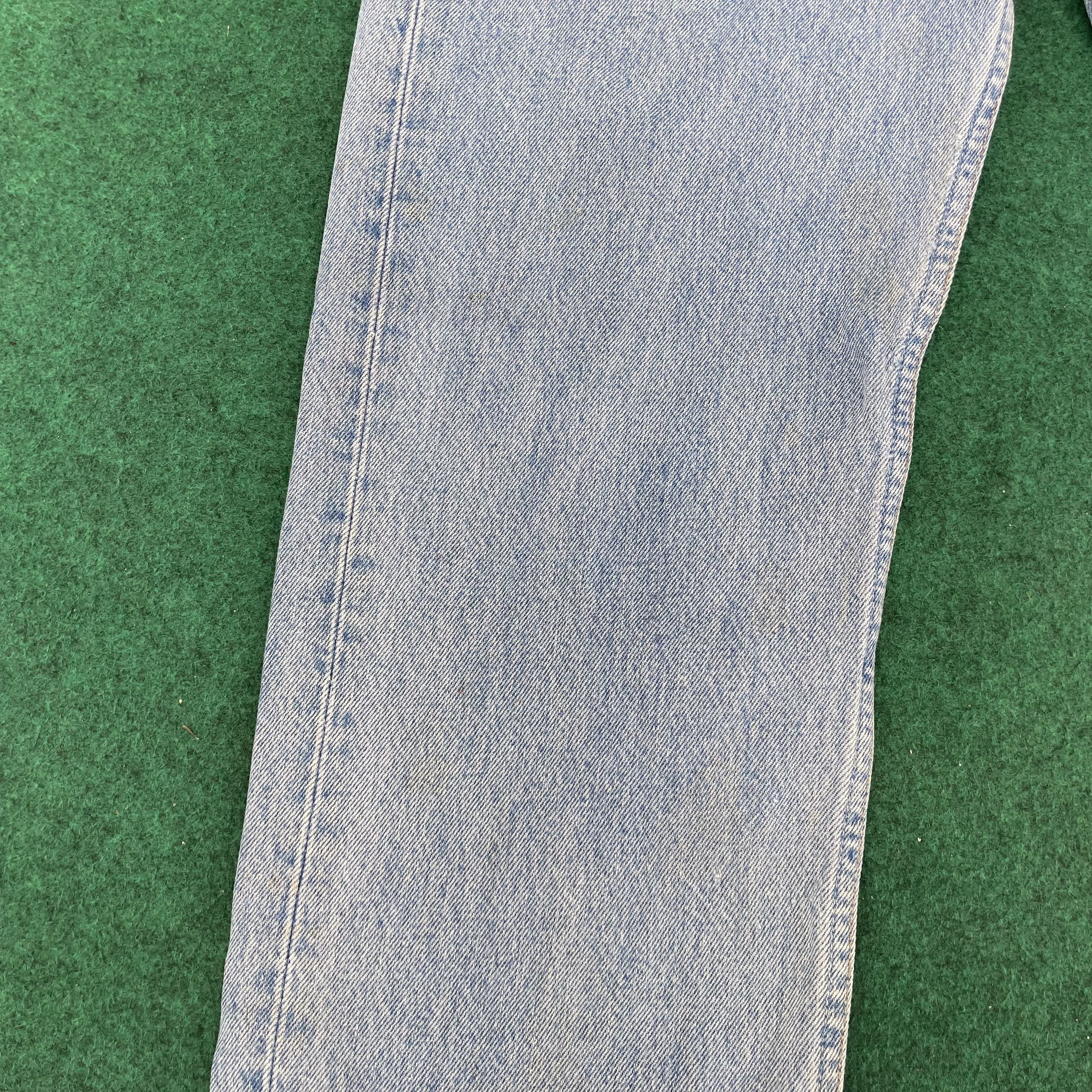 Levi's × Vintage Vtg Levis 501 Distressed Ripped Light Wash 80s Grunge Jeans Size US 30 / EU 46 - 4 Thumbnail