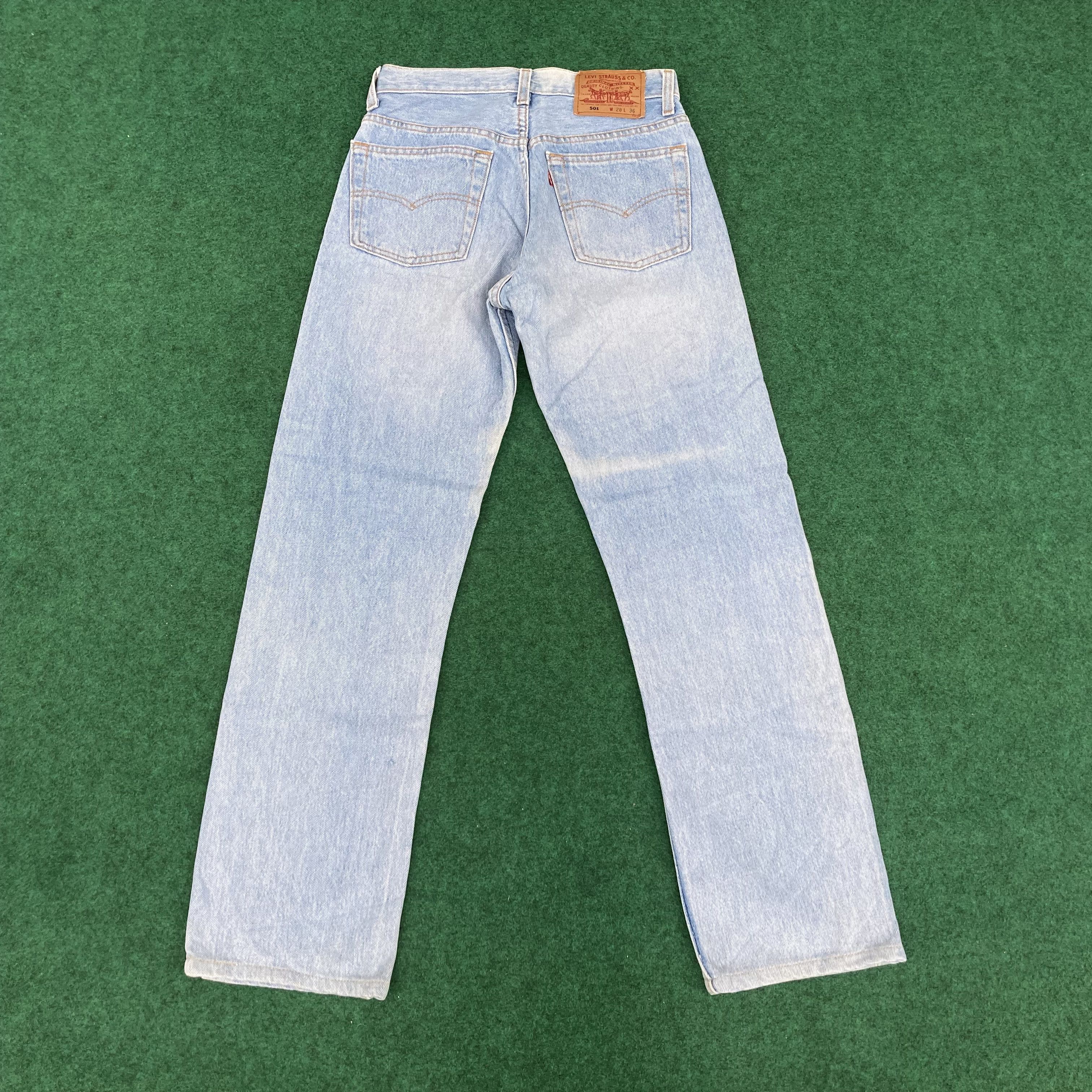 Levi's × Vintage Vtg Levis 501 Light Wash Jeans Size US 26 / EU 42 - 7 Thumbnail
