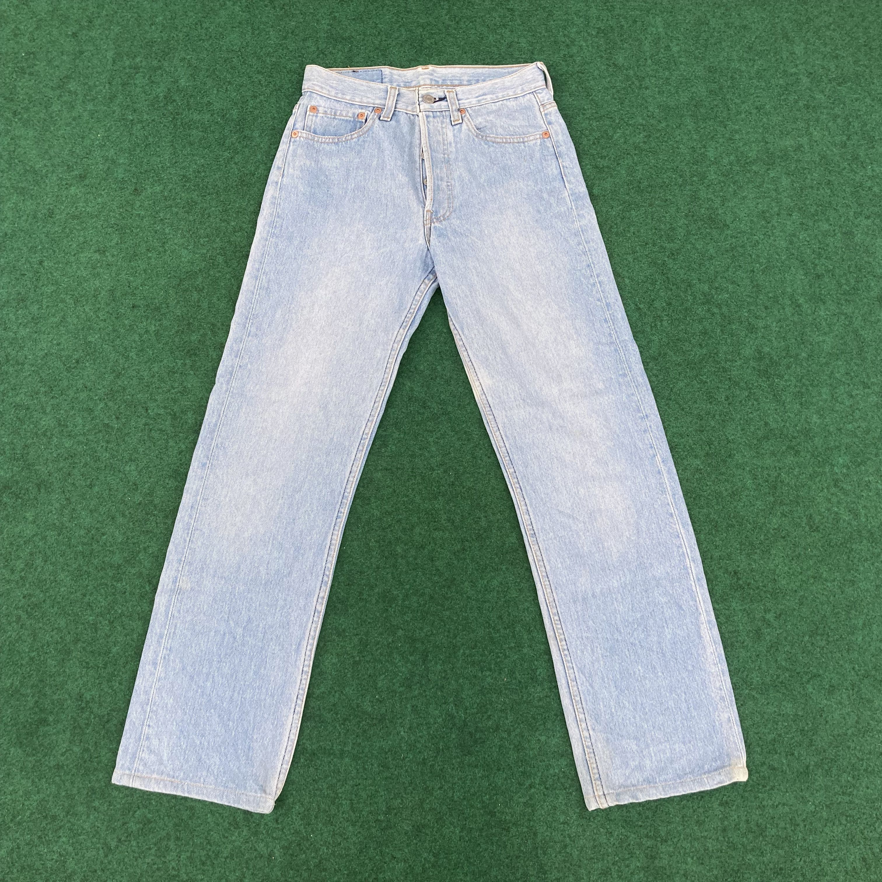 Levi's × Vintage Vtg Levis 501 Light Wash Jeans Size US 26 / EU 42 - 1 Thumbnail