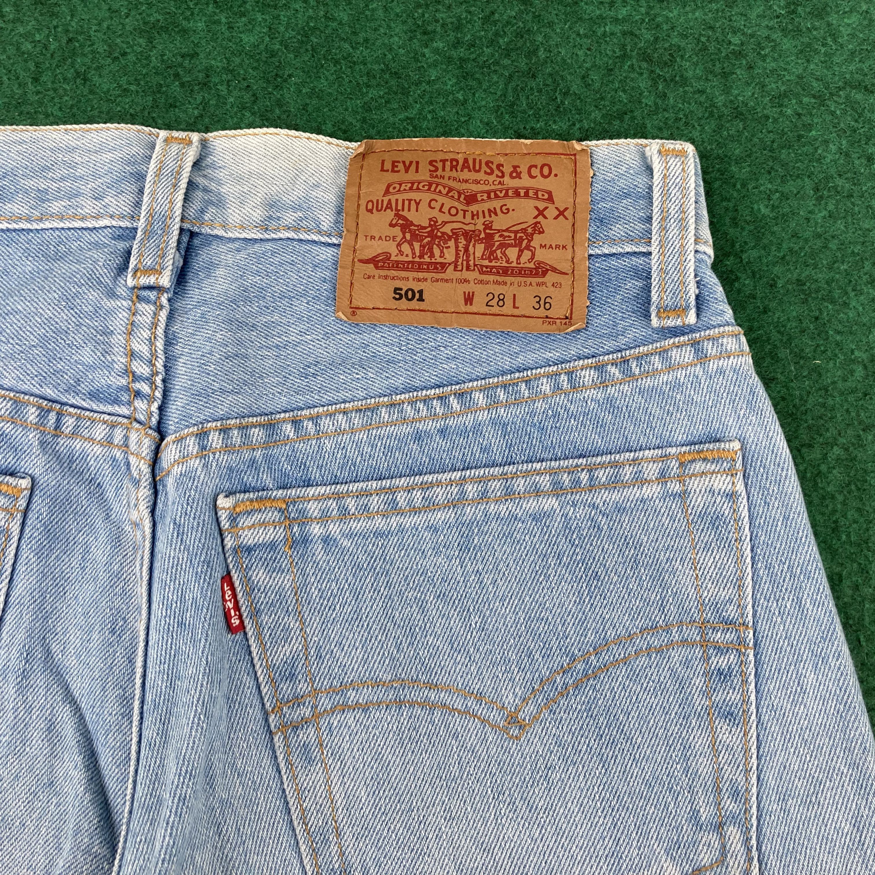 Levi's × Vintage Vtg Levis 501 Light Wash Jeans Size US 26 / EU 42 - 5 Thumbnail