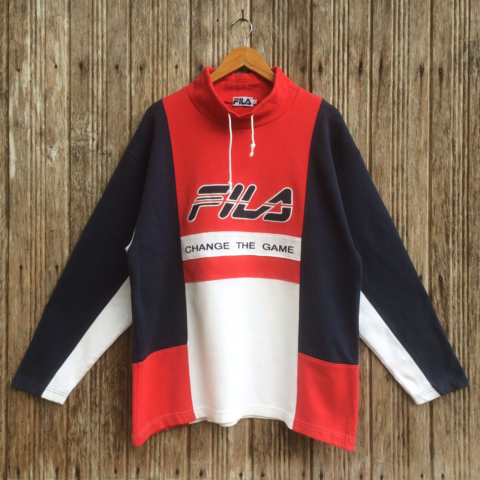 Fila Fila Big Logo Sweatshirt Sportwear Size US L / EU 52-54 / 3 - 1 Thumbnail