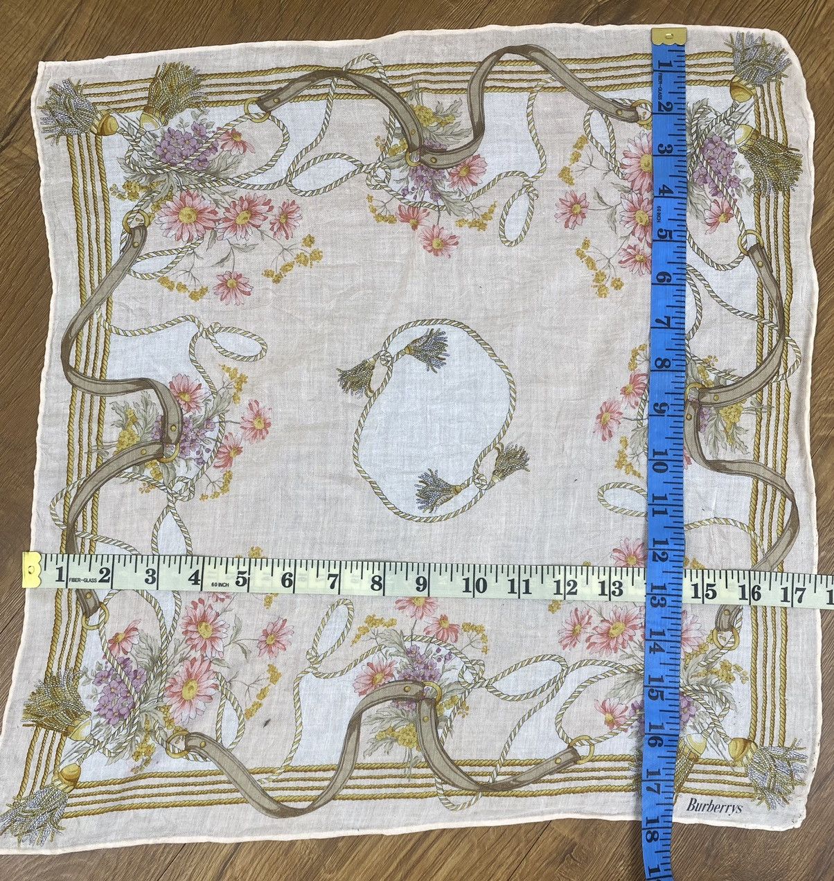 Burberry Vintage Burberrys Handkerchief / Bandana / Neckerchief Size ONE SIZE - 4 Thumbnail