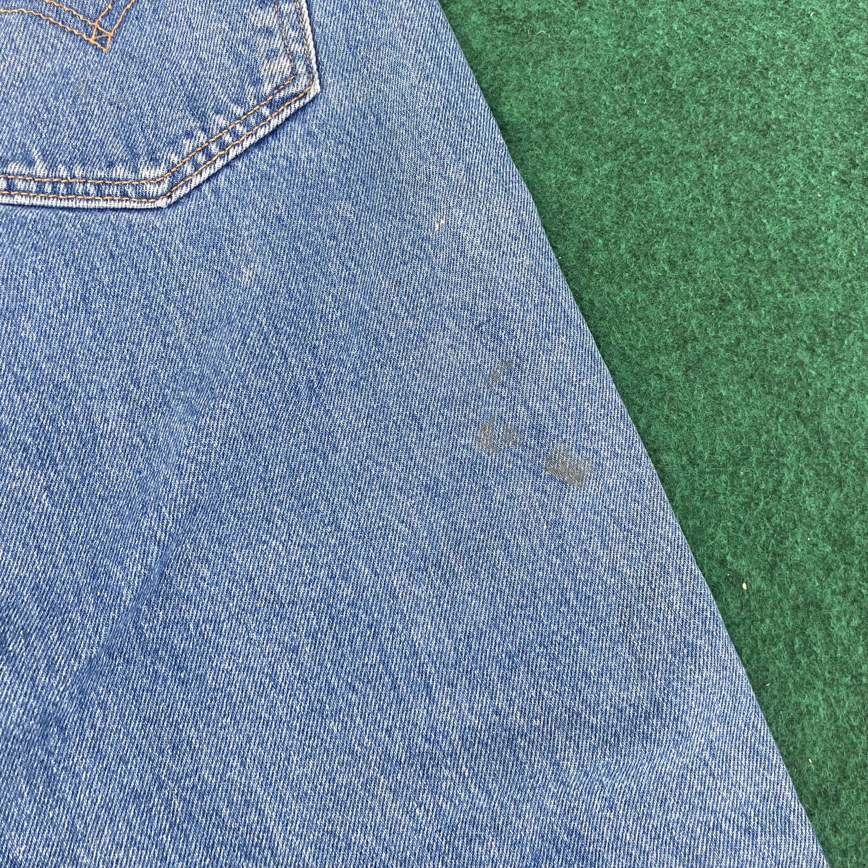Levi's × Vintage Vtg Levis 501 Distressed Light Wash 90s Punk Grunge Jeans Size US 30 / EU 46 - 8 Thumbnail