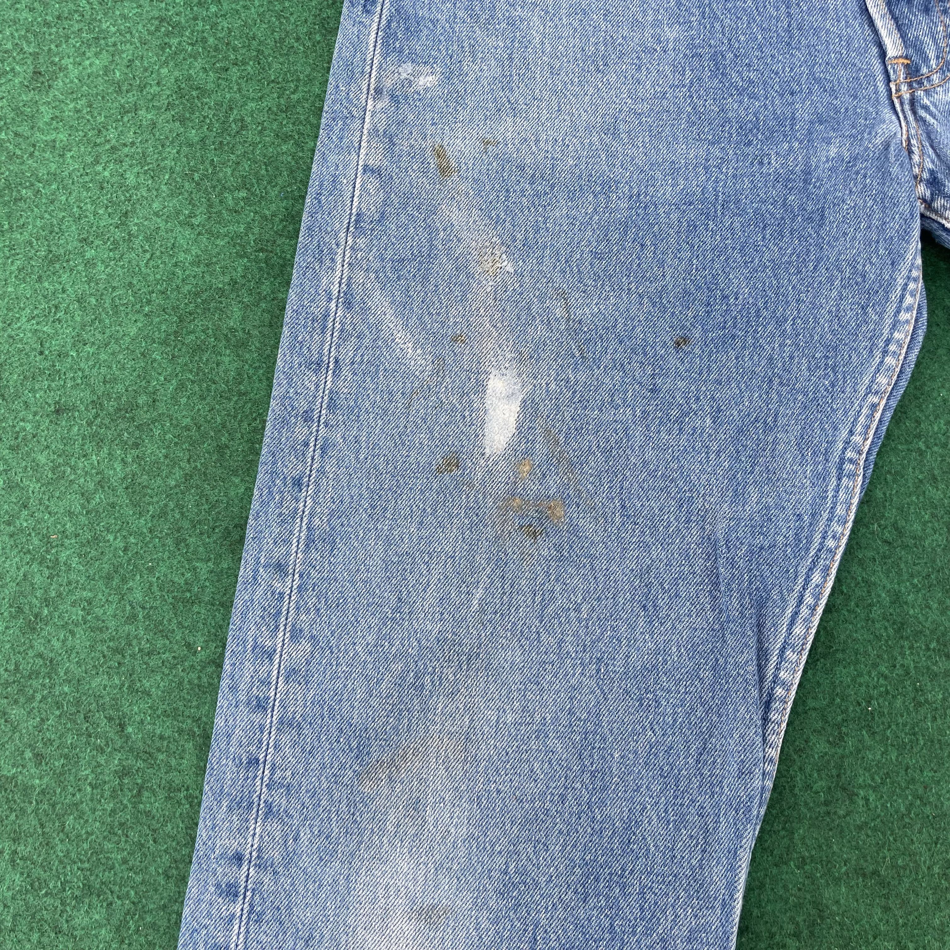 Levi's × Vintage Vtg Levis 501 Distressed Light Wash 90s Punk Grunge Jeans Size US 30 / EU 46 - 4 Thumbnail