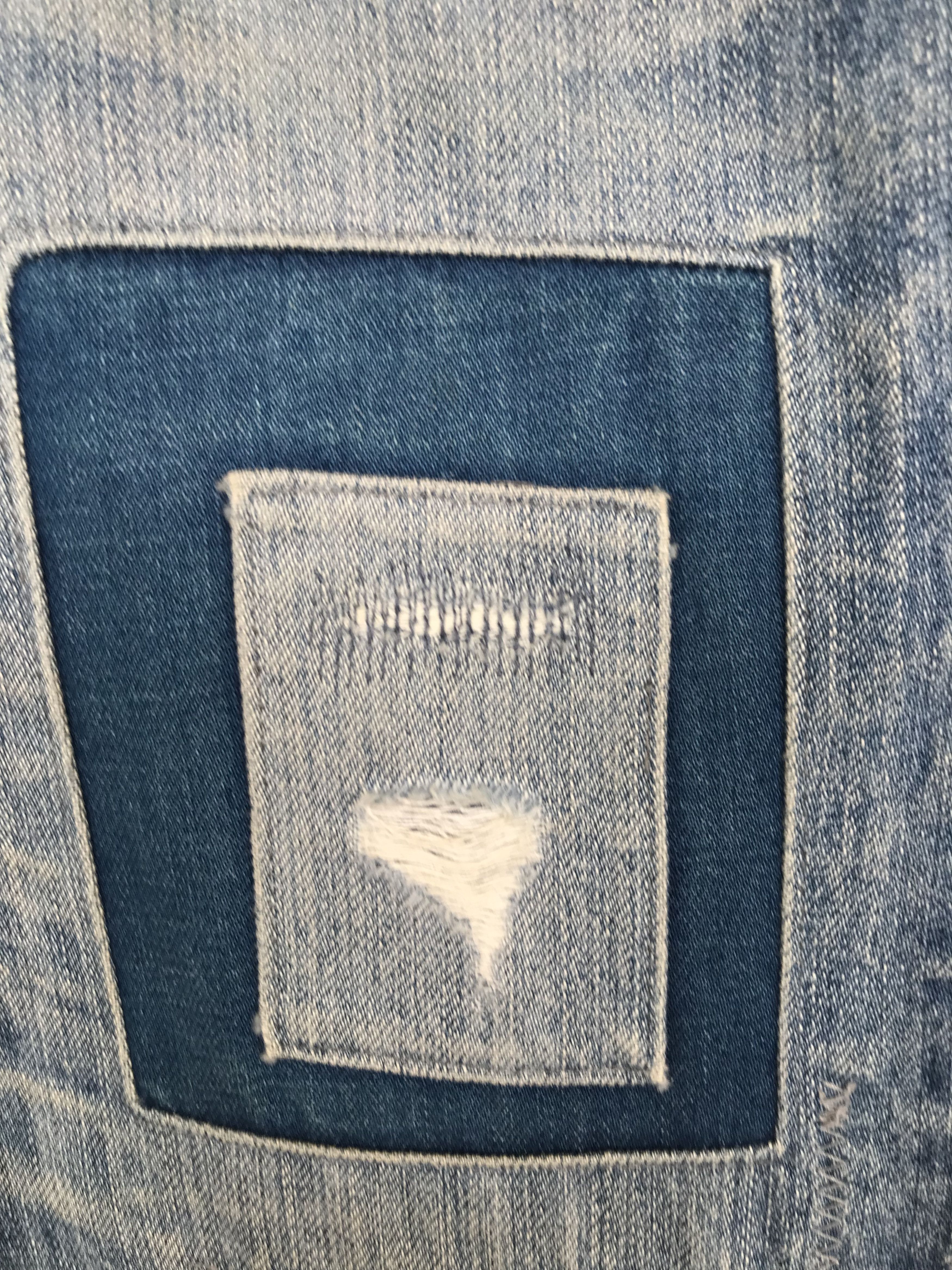 Comme des Garcons × Undercover Lyric Patchwork Distressed Denim Jeans Size US 32 / EU 48 - 6 Thumbnail