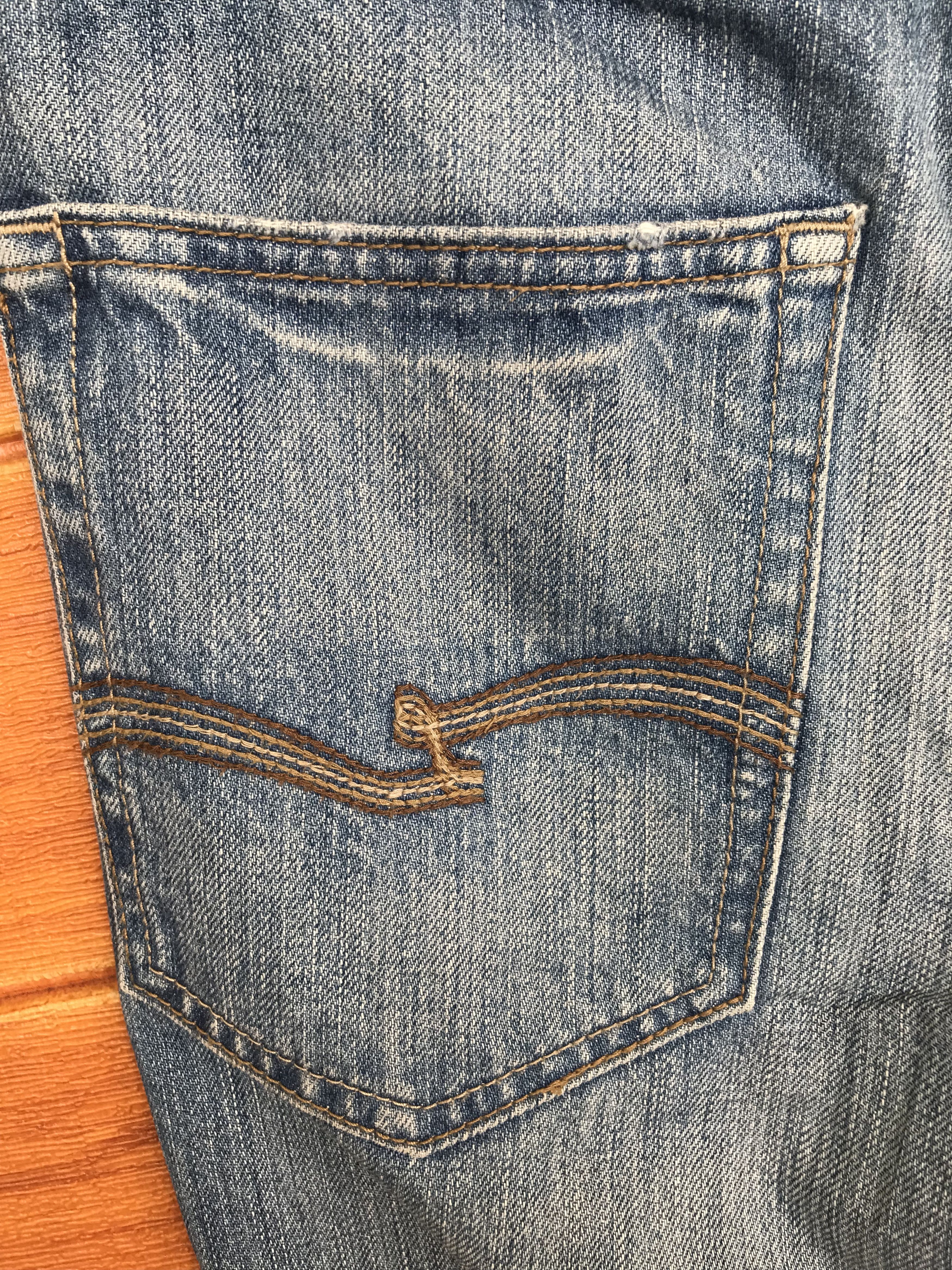 Comme des Garcons × Undercover Lyric Patchwork Distressed Denim Jeans Size US 32 / EU 48 - 19 Thumbnail