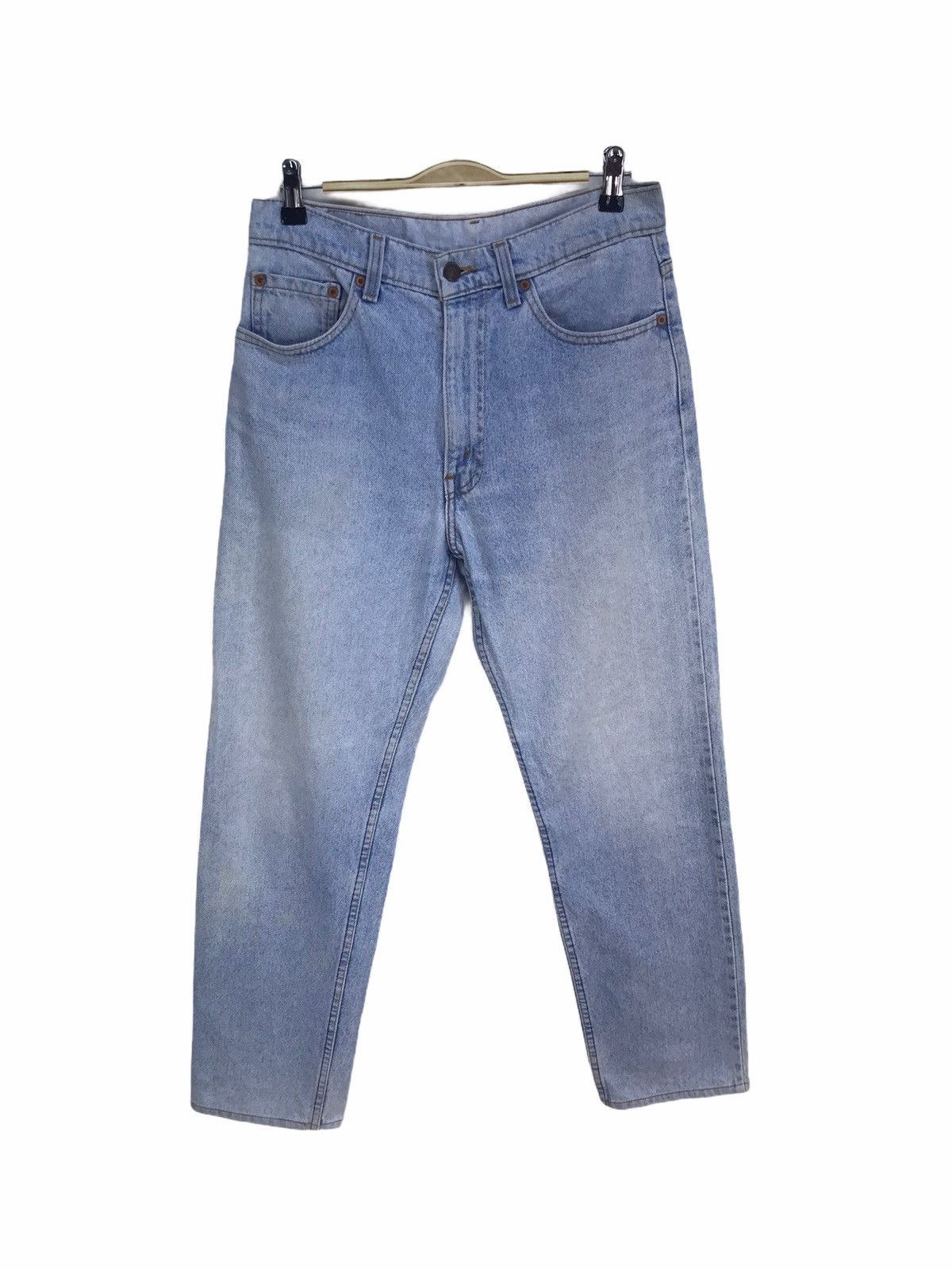 Levi's Vintage 1994 Lot 510 Levis Bleach Wash Yellowish Denim Jeans Size US 31 - 1 Thumbnail