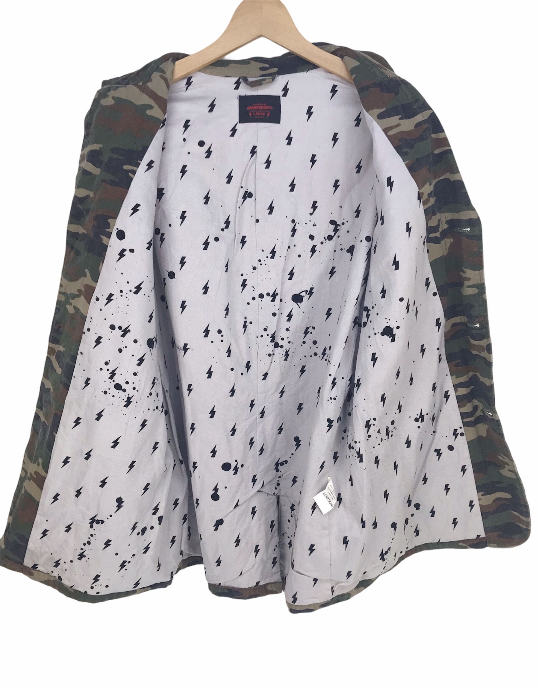Japanese Brand QUENCH Camouflaged Military Field Jacket Size US L / EU 52-54 / 3 - 13 Thumbnail