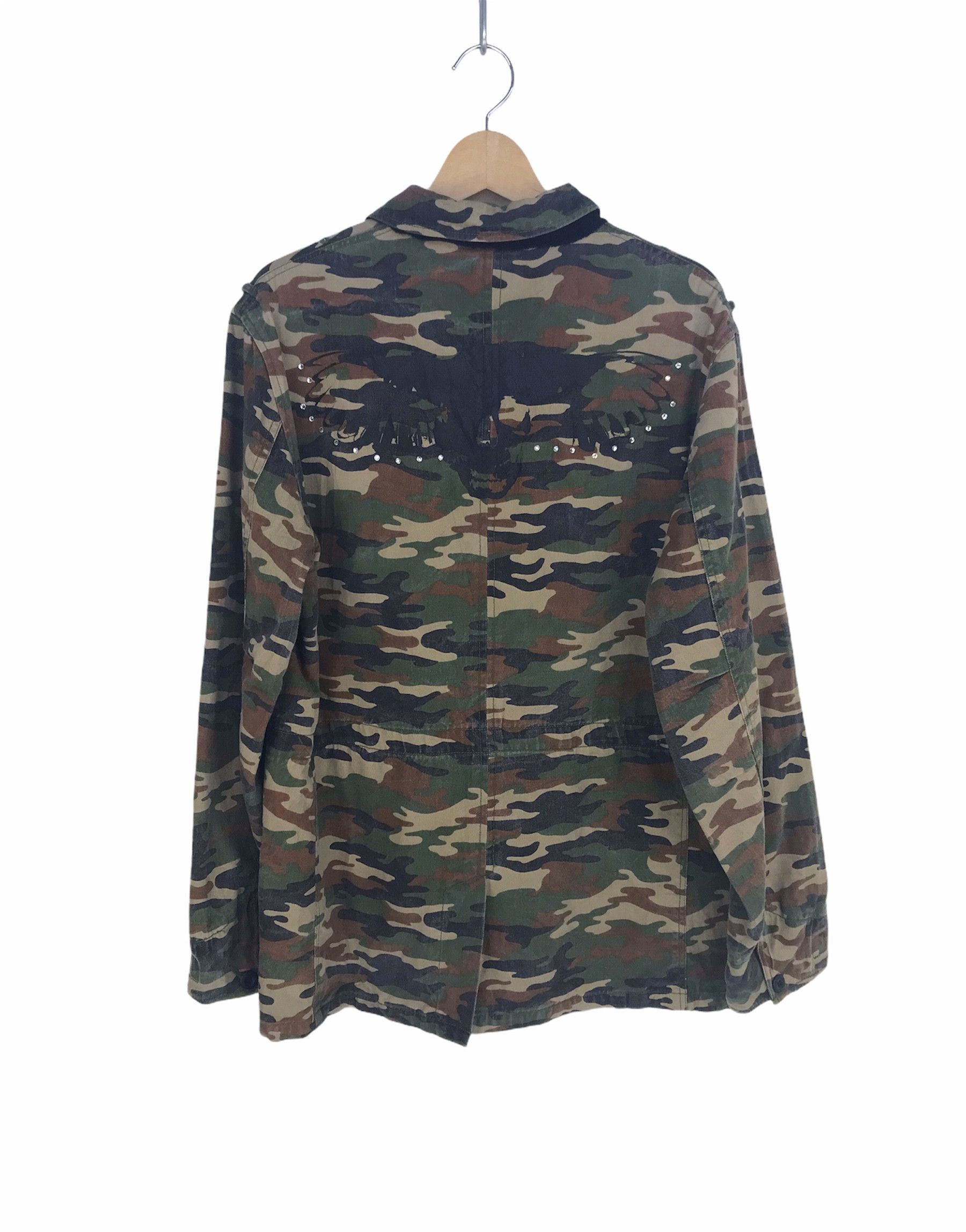 Japanese Brand QUENCH Camouflaged Military Field Jacket Size US L / EU 52-54 / 3 - 2 Thumbnail