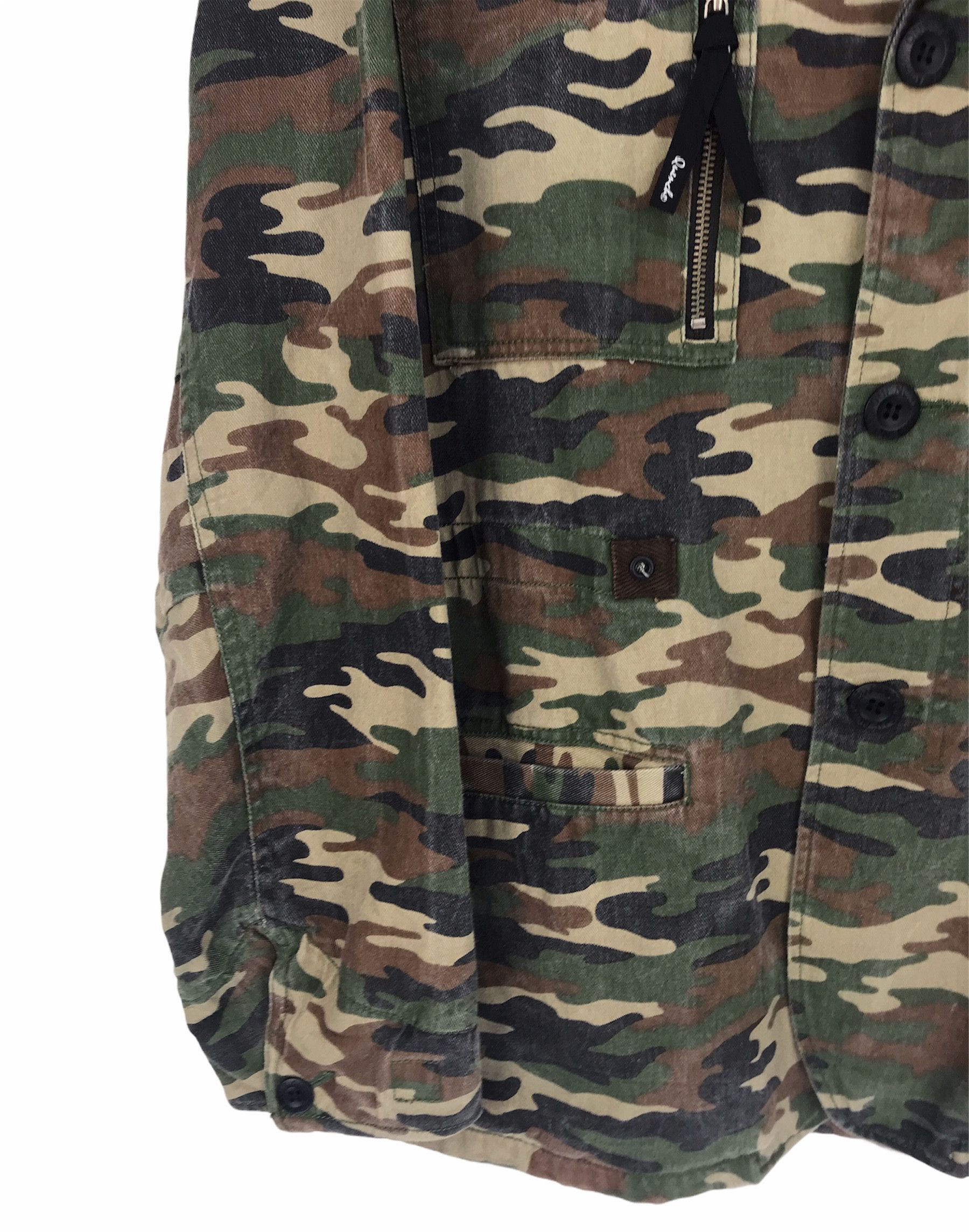 Japanese Brand QUENCH Camouflaged Military Field Jacket Size US L / EU 52-54 / 3 - 12 Thumbnail