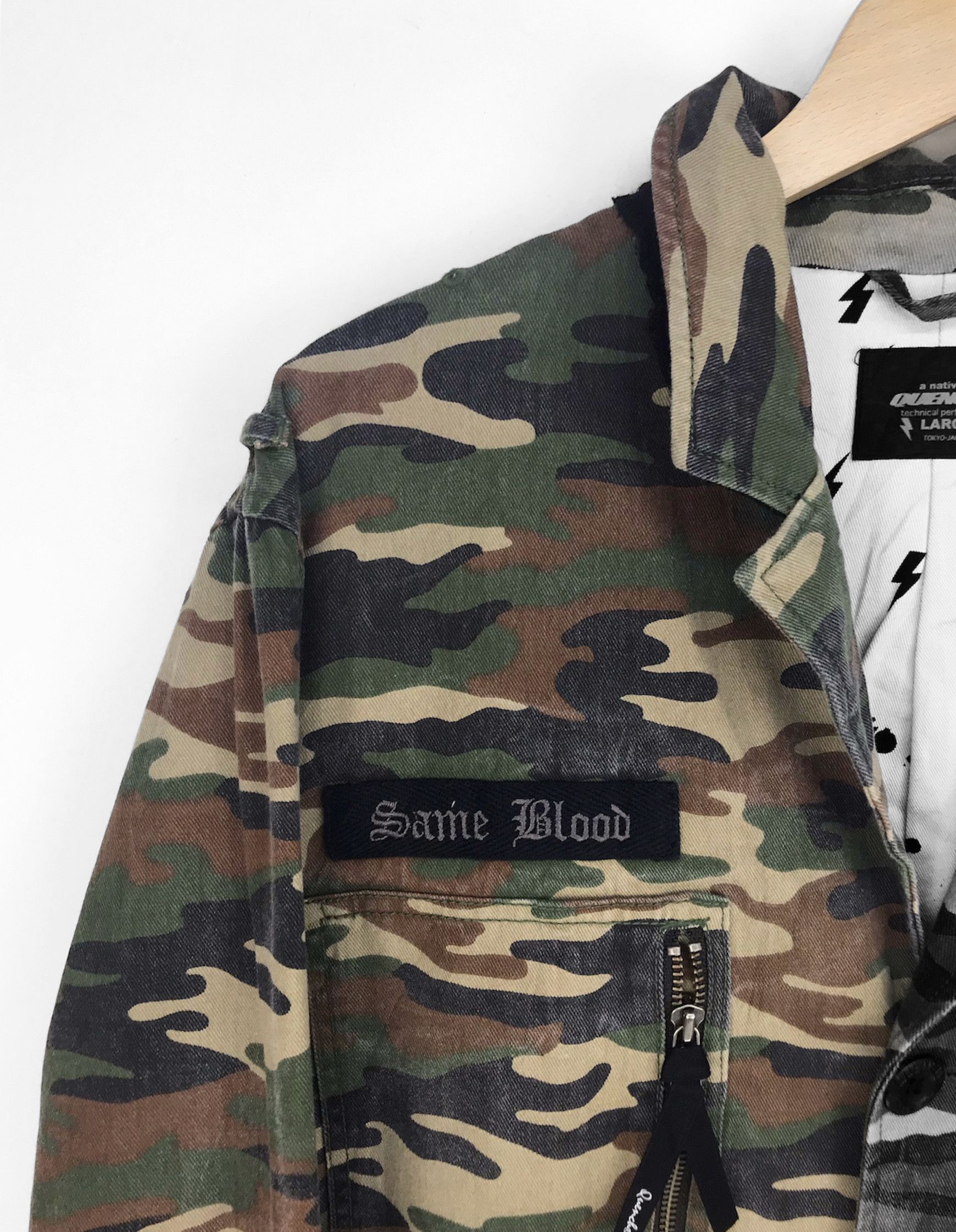 Japanese Brand QUENCH Camouflaged Military Field Jacket Size US L / EU 52-54 / 3 - 10 Thumbnail