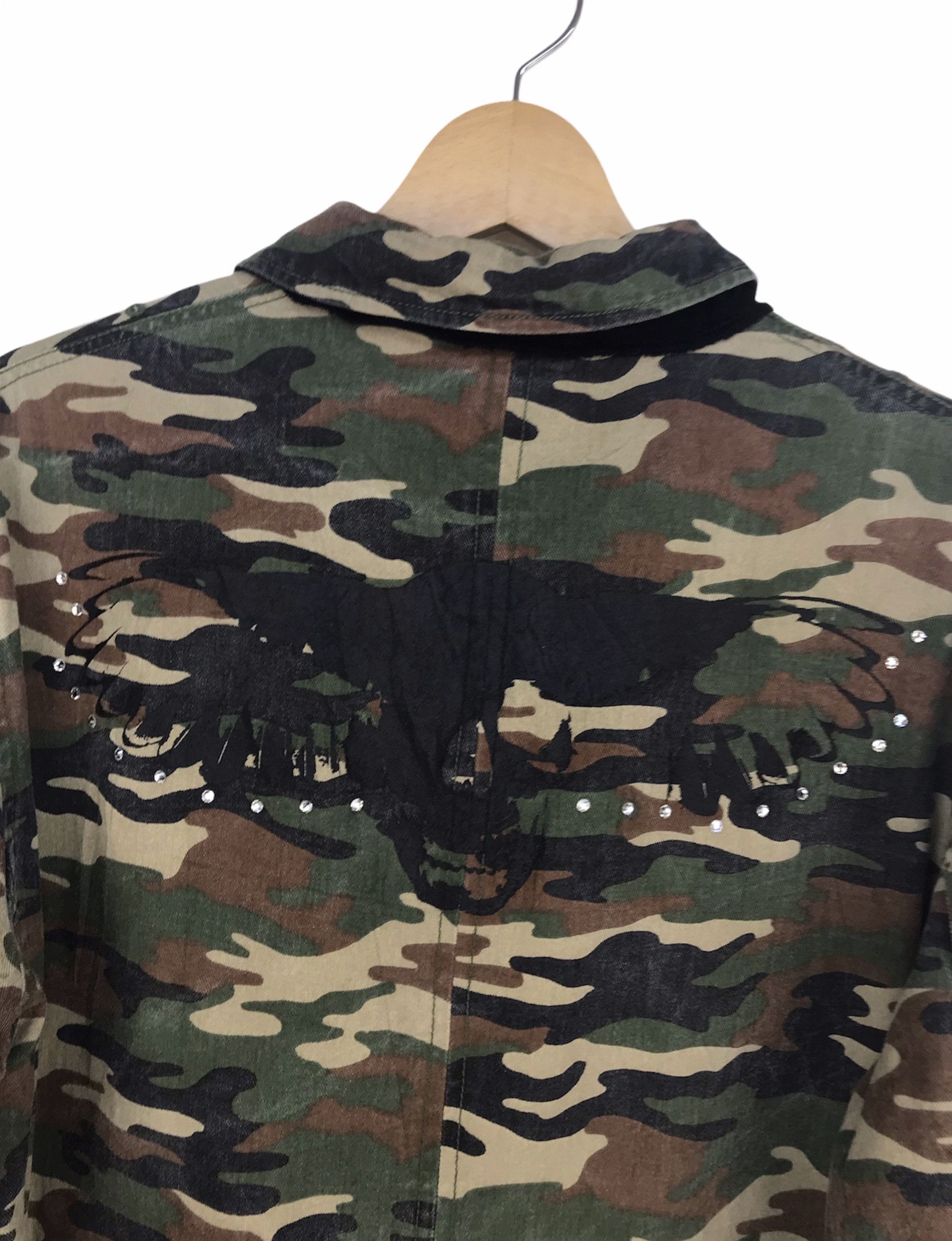 Japanese Brand QUENCH Camouflaged Military Field Jacket Size US L / EU 52-54 / 3 - 4 Thumbnail