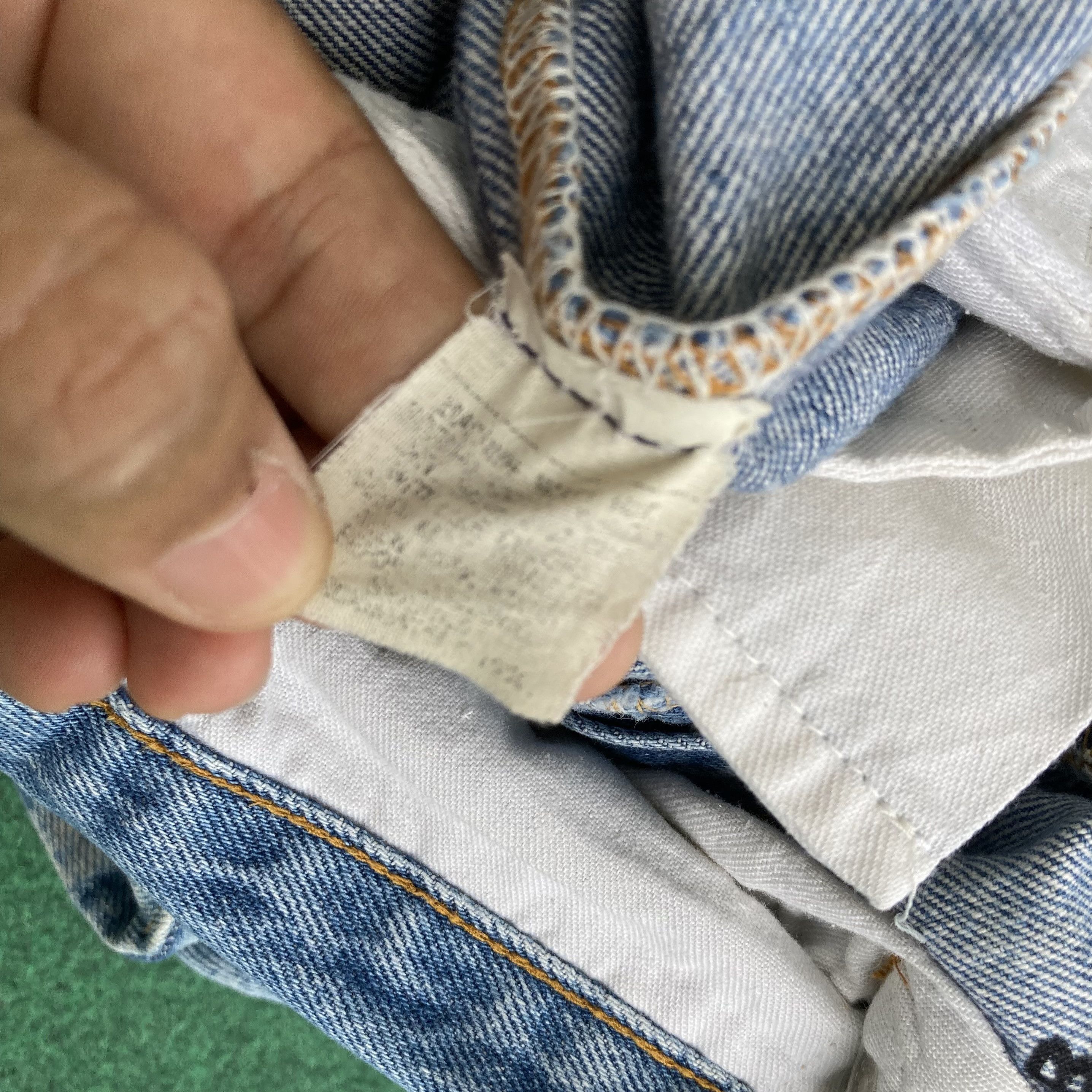 Levi's × Vintage Vtg Levis 501 Distressed Ripped Light Wash 80s Punk Jeans Size US 28 / EU 44 - 7 Thumbnail