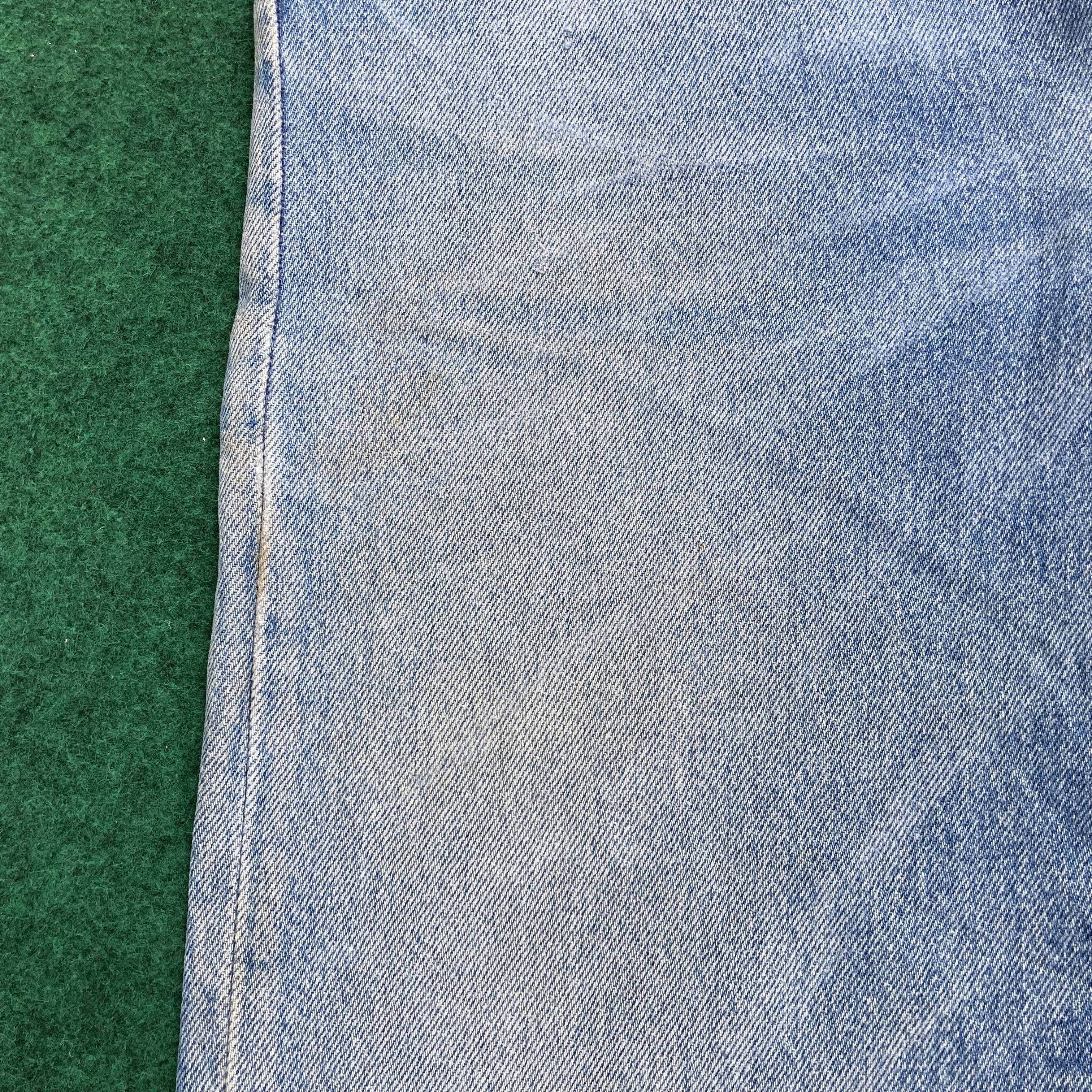 Levi's × Vintage Vtg Levis 501 Distressed Ripped Light Wash 80s Punk Jeans Size US 28 / EU 44 - 4 Thumbnail