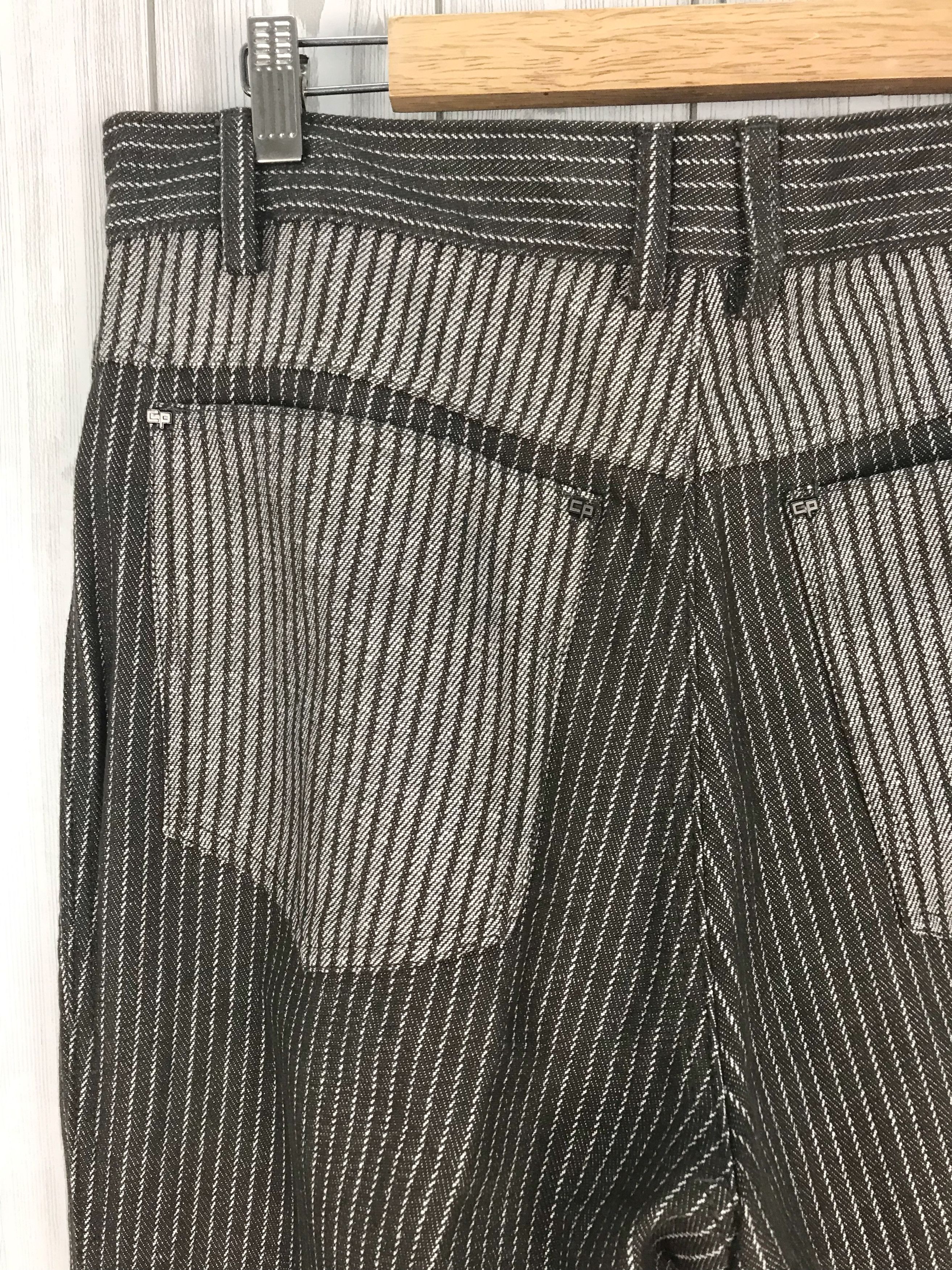Carlo Palazzi Vintage CARLO PALAZZI Striped Denim Jeans Size US 34 / EU 50 - 9 Thumbnail