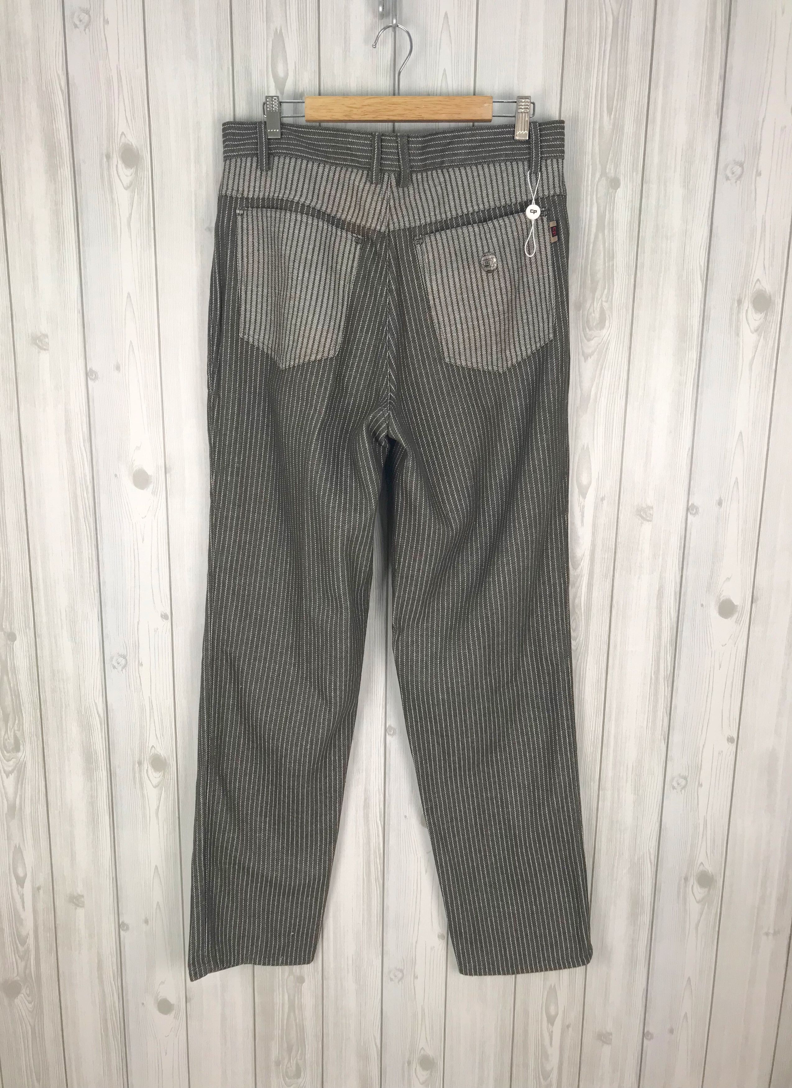 Carlo Palazzi Vintage CARLO PALAZZI Striped Denim Jeans Size US 34 / EU 50 - 7 Thumbnail