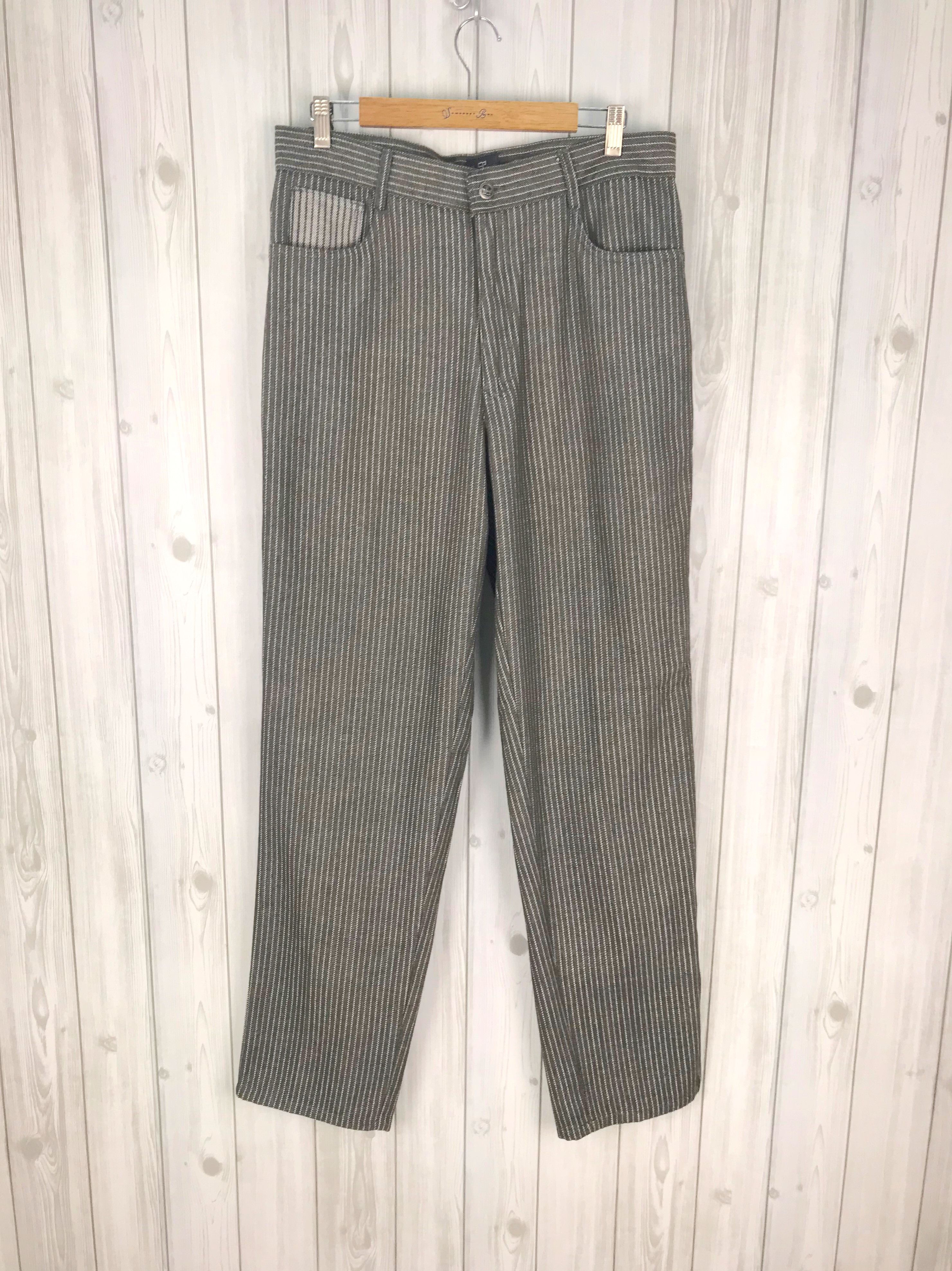 CARLO PALAZZI Striped Denim Jeans