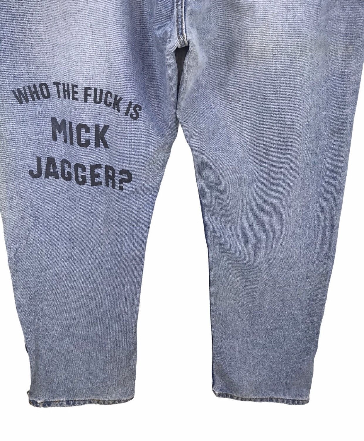 Levi's Vintage Levis Reconstructed/Custom By No 5 Jeans Mick Jagger Size US 39 - 4 Thumbnail