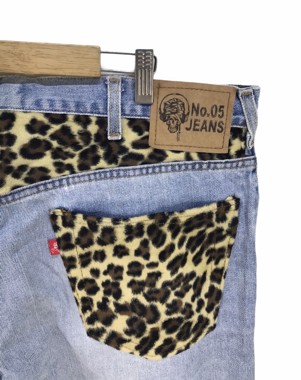 Levi's Vintage Levis Reconstructed/Custom By No 5 Jeans Mick Jagger Size US 39 - 5 Thumbnail