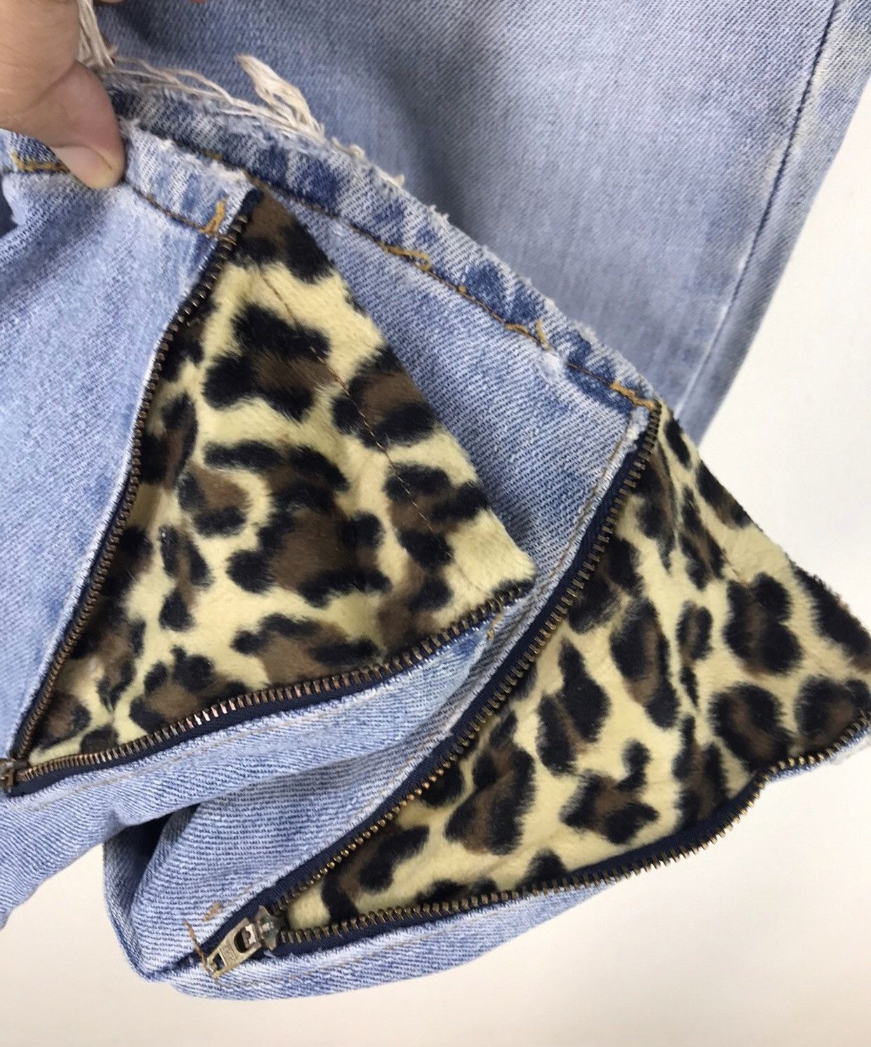 Levi's Vintage Levis Reconstructed/Custom By No 5 Jeans Mick Jagger Size US 39 - 9 Thumbnail