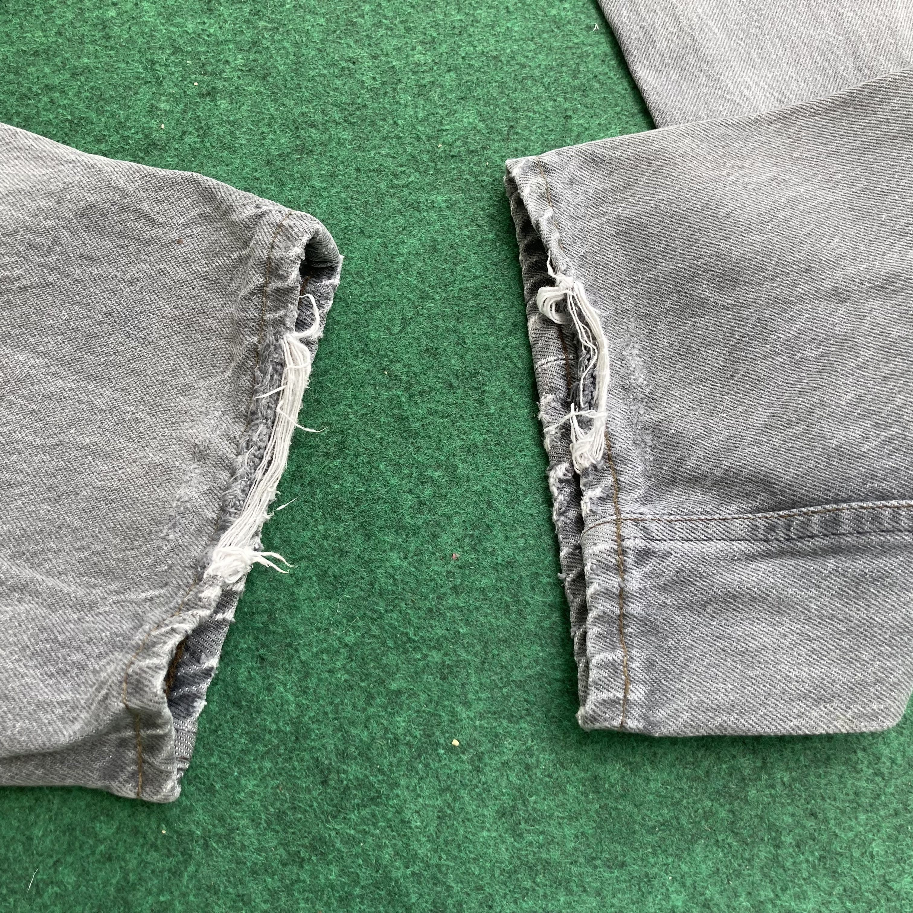 Levi's × Vintage Vtg Levis 501 Distressed Ripped 30 Light Wash Grunge Jeans Size US 30 / EU 46 - 6 Thumbnail