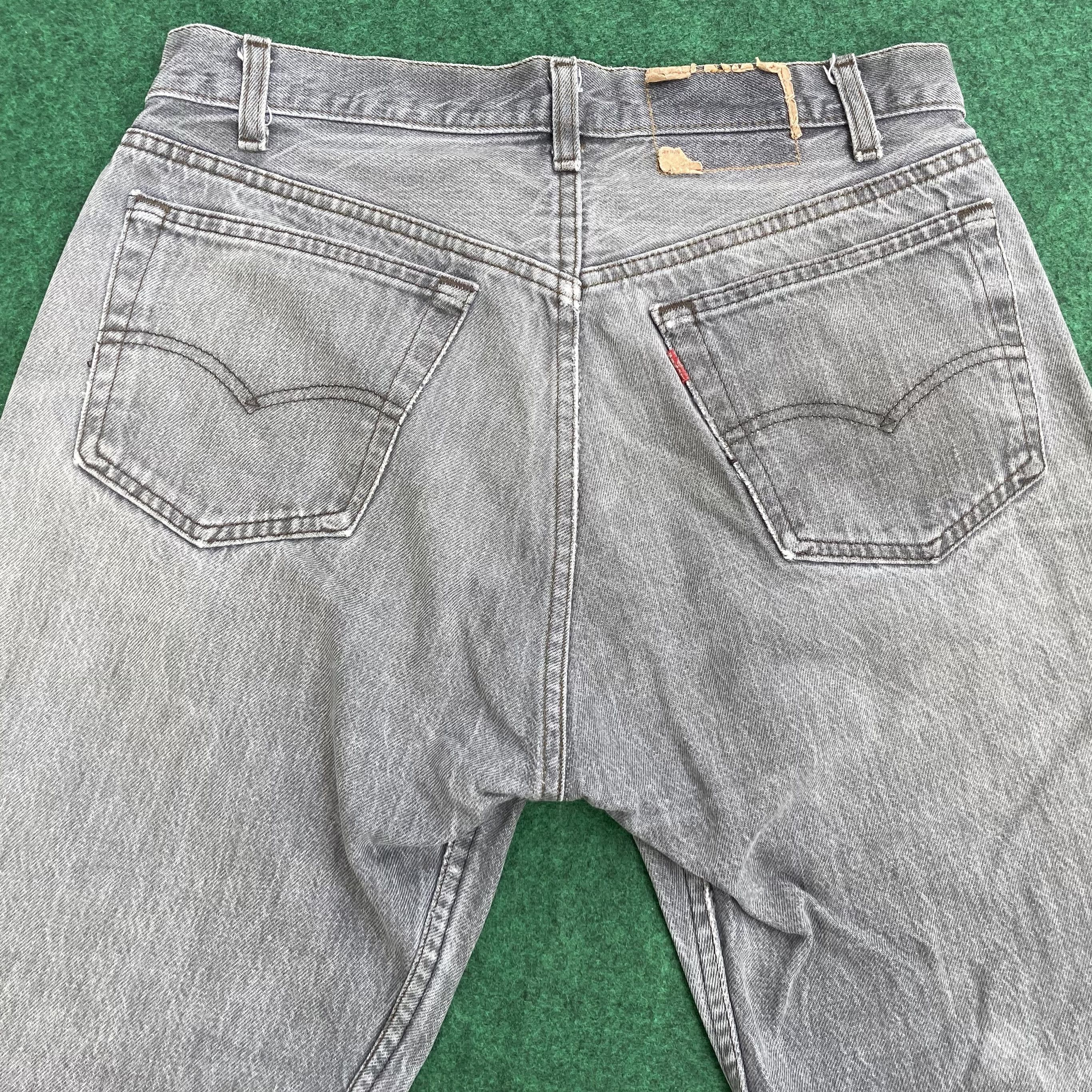 Levi's × Vintage Vtg Levis 501 Distressed Ripped 30 Light Wash Grunge Jeans Size US 30 / EU 46 - 10 Thumbnail