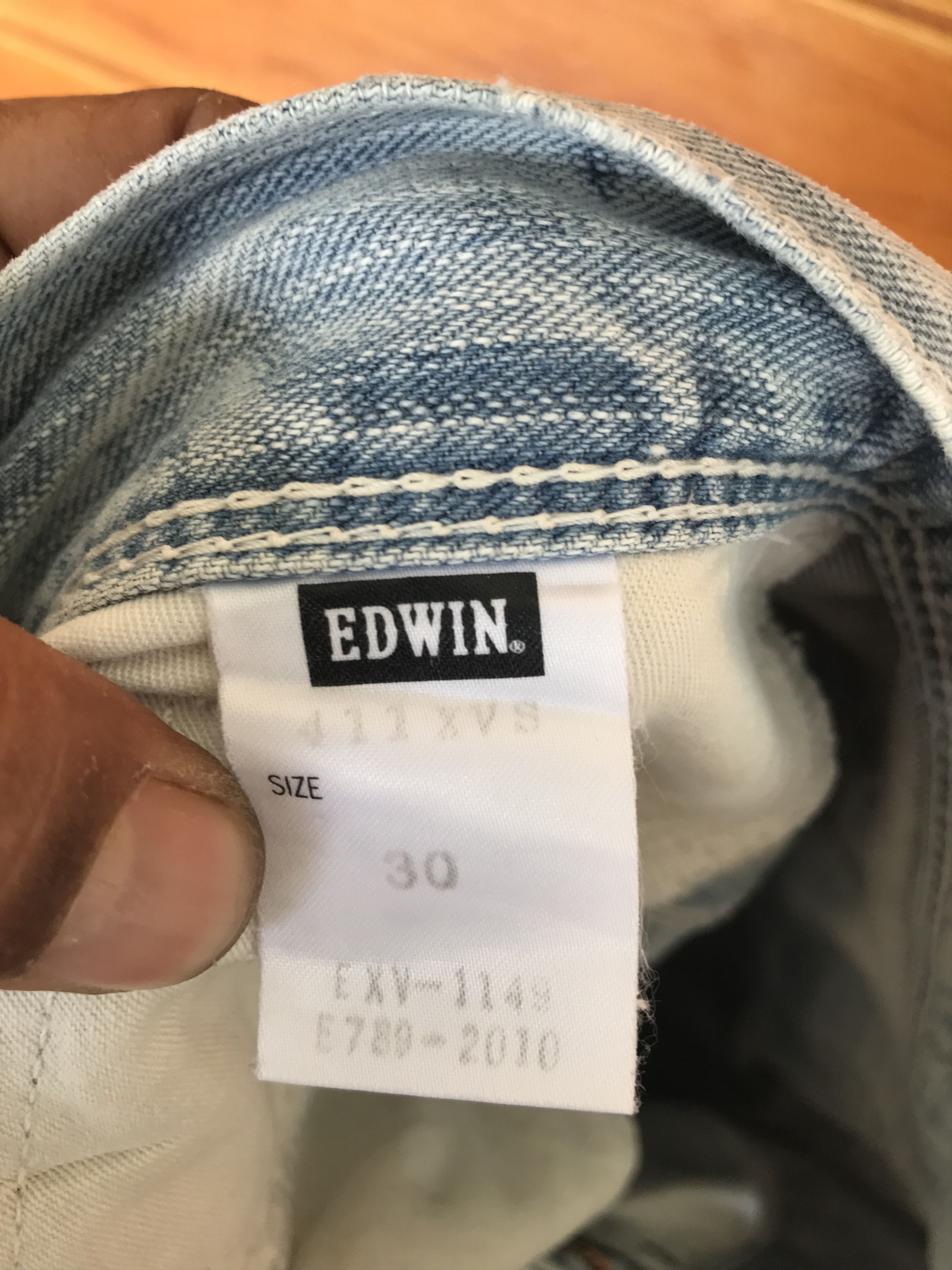 Edwin Flare Jeans Edwin Patchwork Distressed Denim Boot Cut Size US 31 - 19 Thumbnail