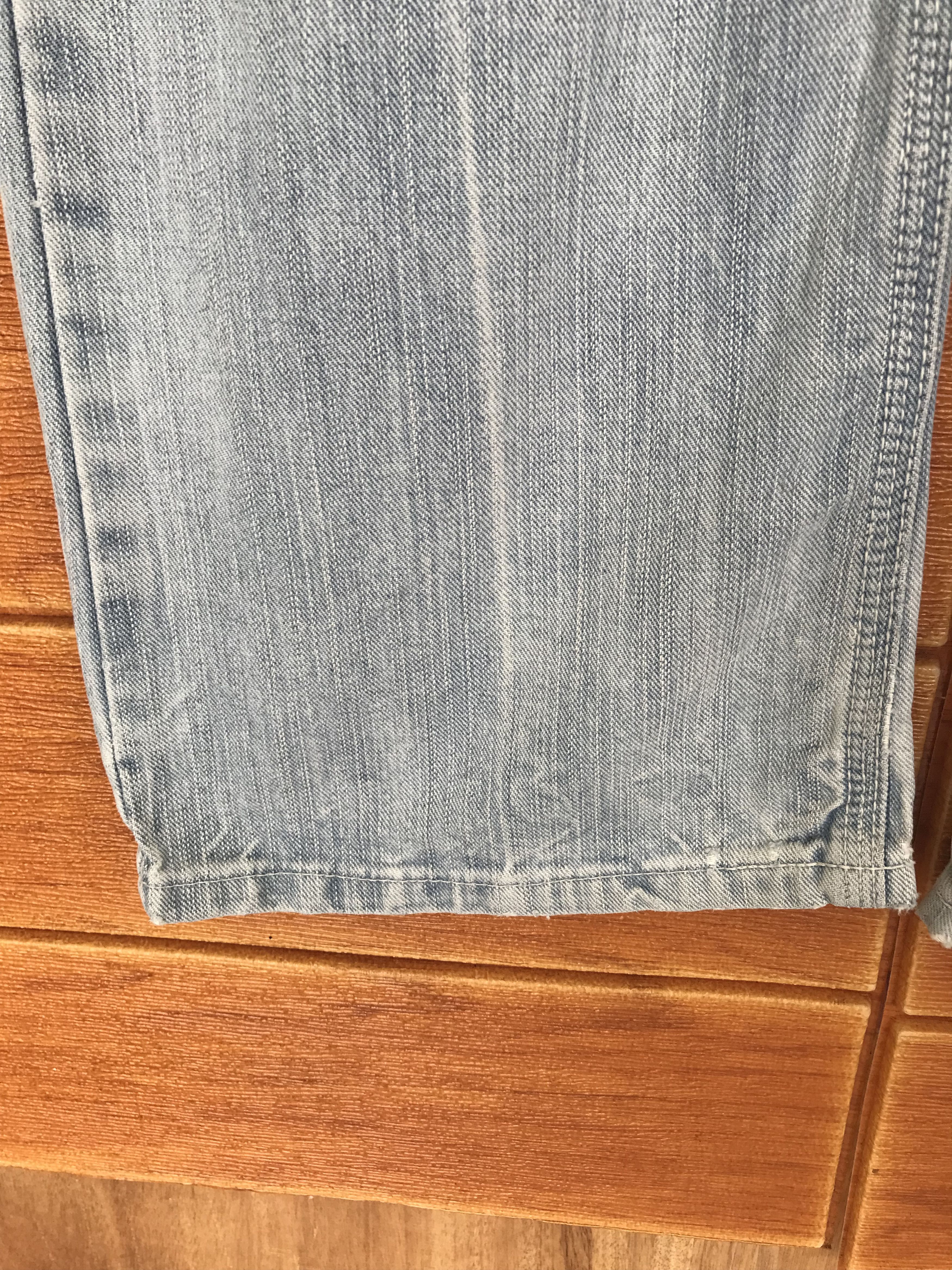 Edwin Flare Jeans Edwin Patchwork Distressed Denim Boot Cut Size US 31 - 10 Thumbnail