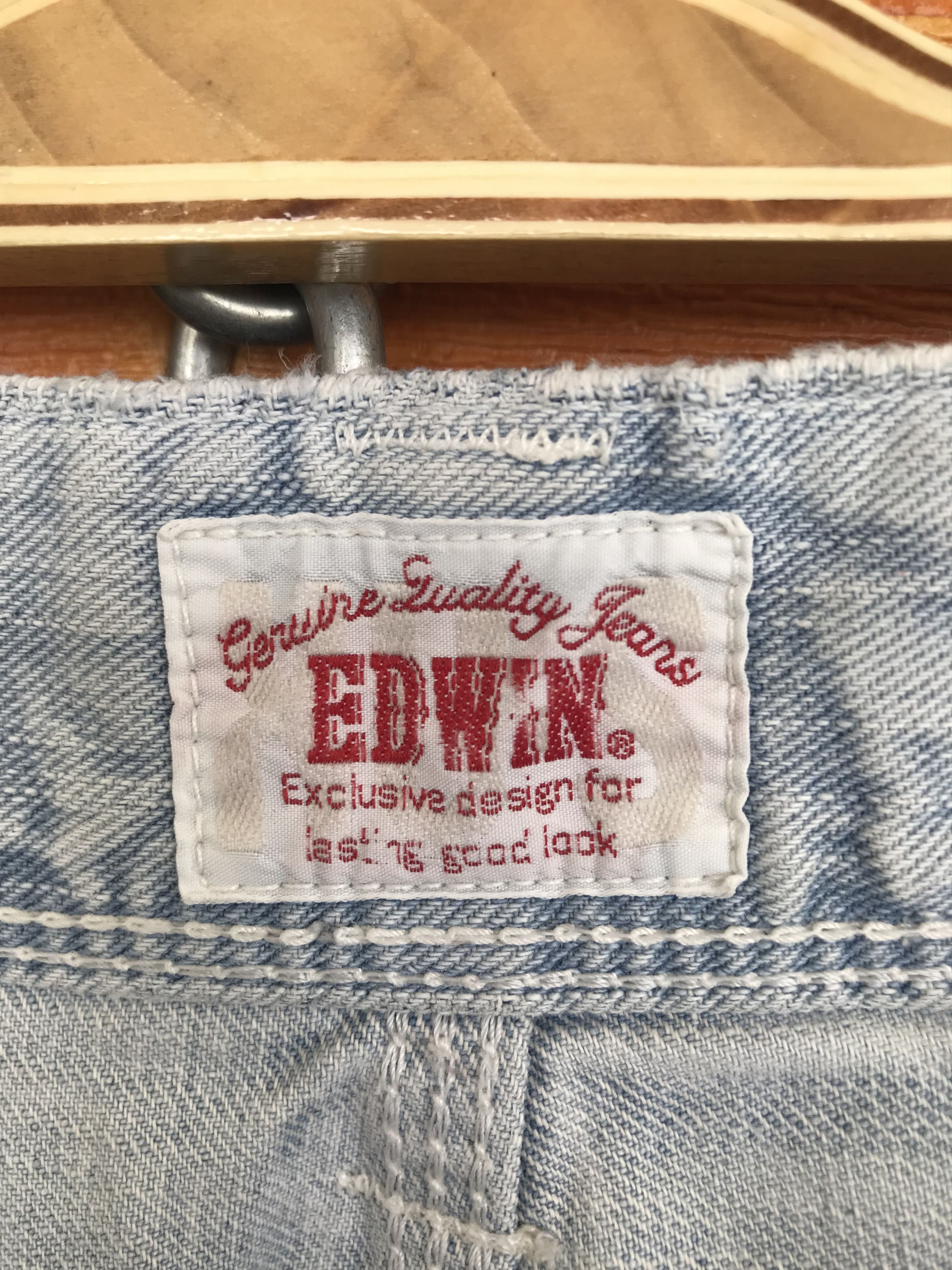 Edwin Flare Jeans Edwin Patchwork Distressed Denim Boot Cut Size US 31 - 18 Thumbnail