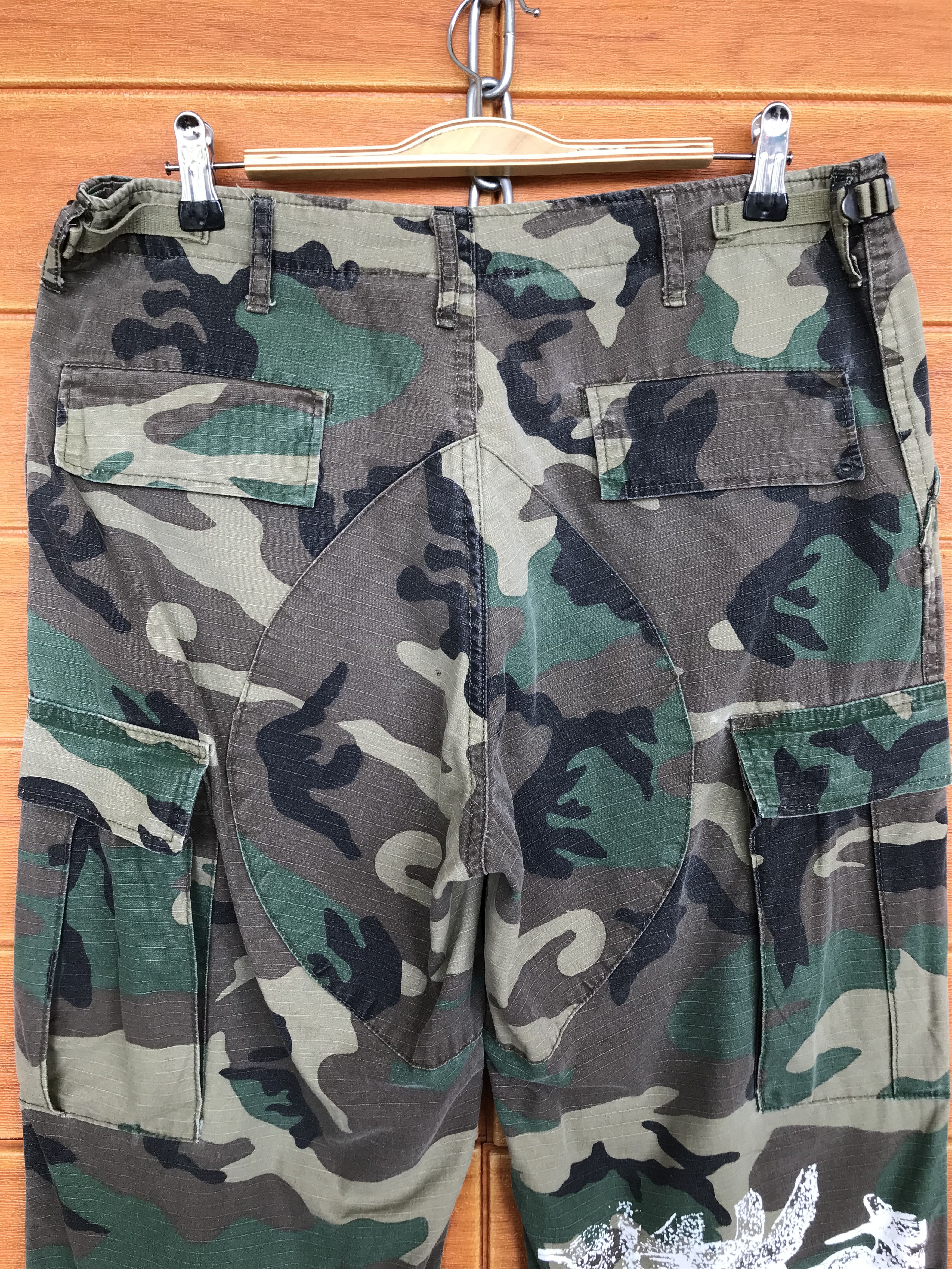 Hysteric Glamour × Undercover Japanese Designer WD Camouflaged Military Trouser Pants Size US 32 / EU 48 - 2 Thumbnail