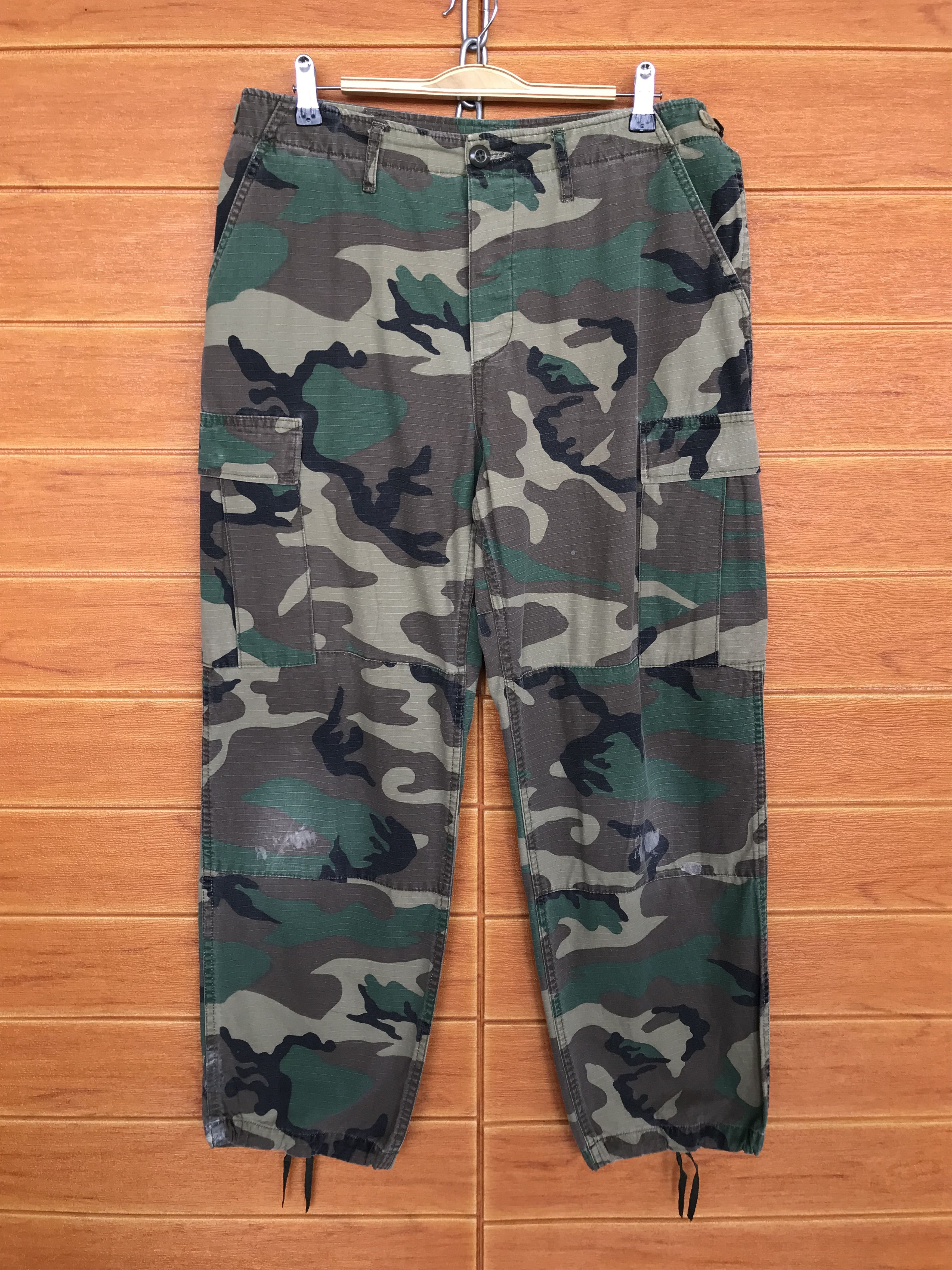 Hysteric Glamour × Undercover Japanese Designer WD Camouflaged Military Trouser Pants Size US 32 / EU 48 - 6 Thumbnail