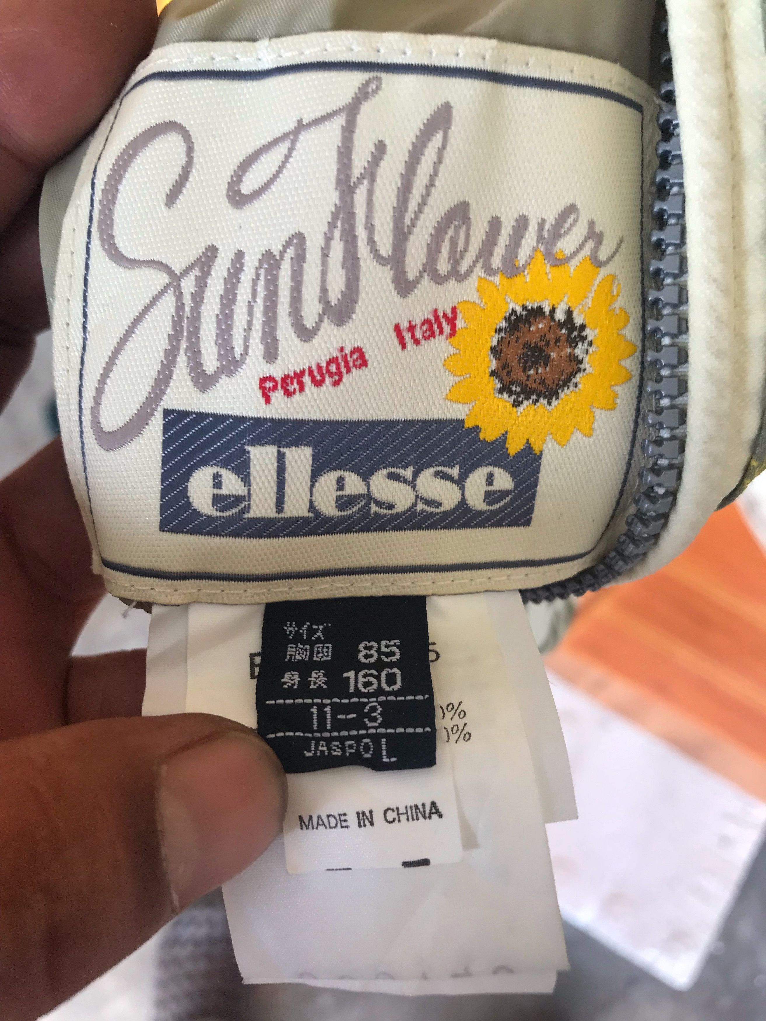 Ellesse Vintage 90s ELLESSE SUNFLOWER Reversible Jacket Size US L / EU 52-54 / 3 - 21 Thumbnail