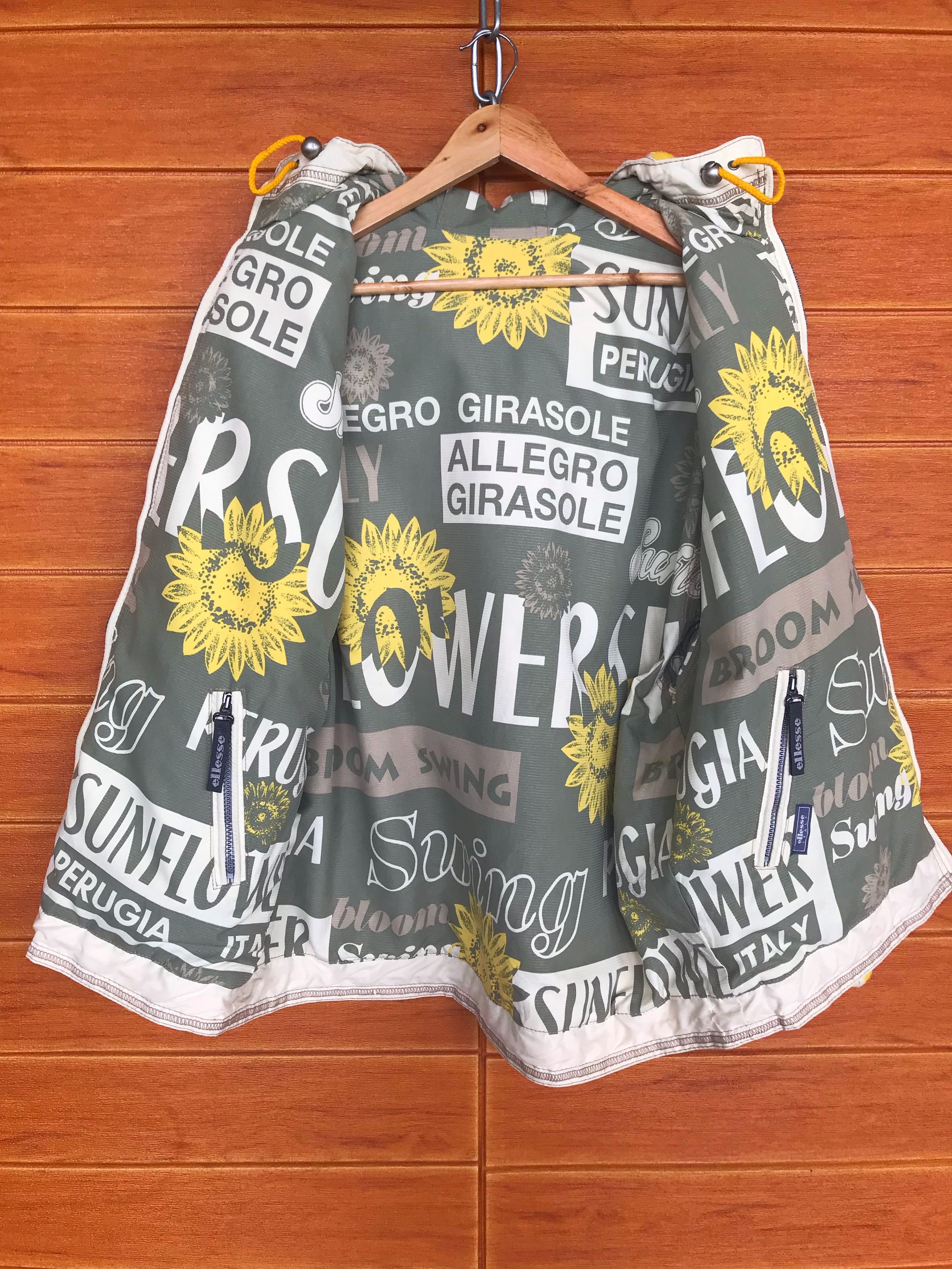Ellesse Vintage 90s ELLESSE SUNFLOWER Reversible Jacket Size US L / EU 52-54 / 3 - 20 Thumbnail