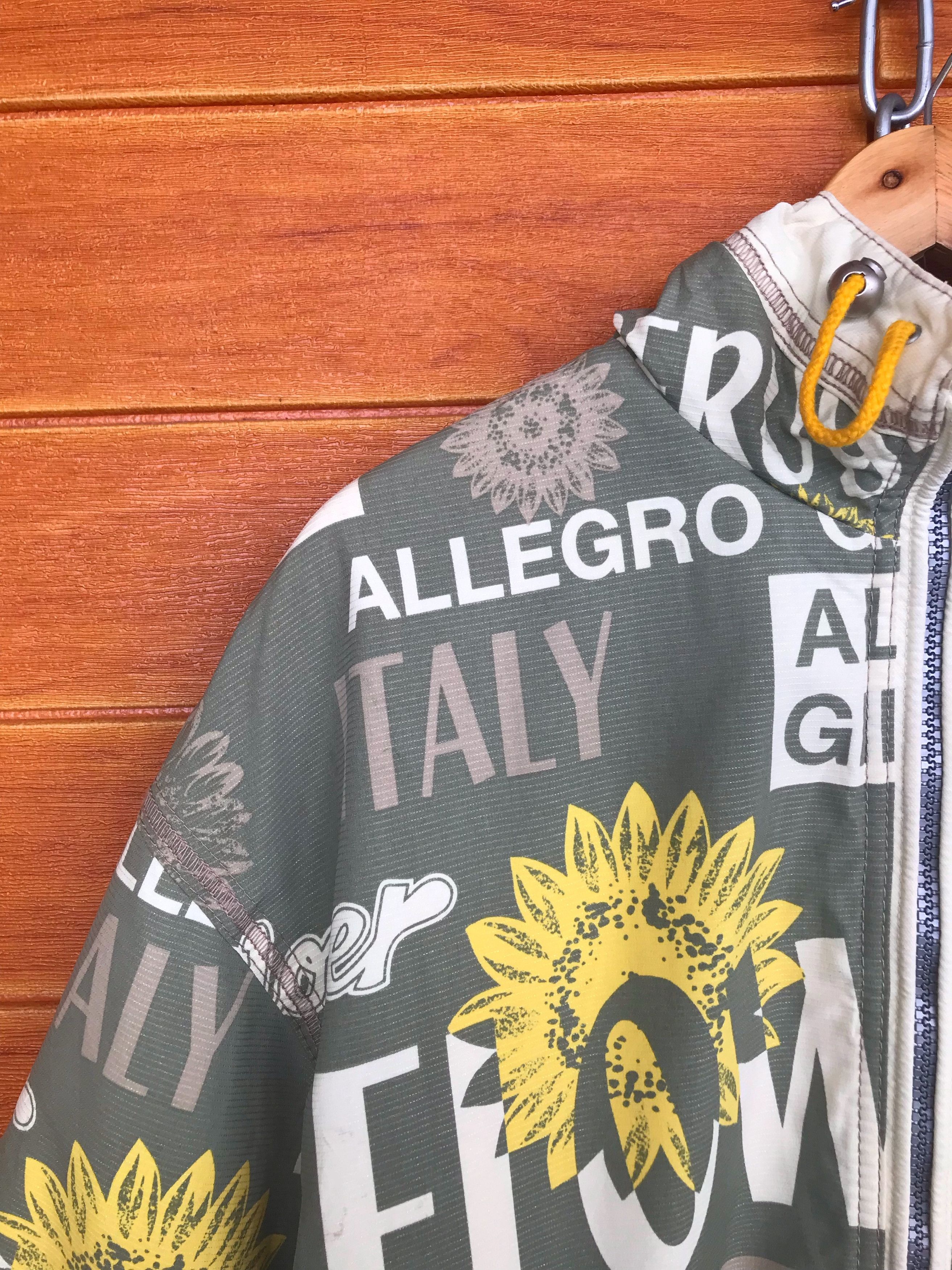 Ellesse Vintage 90s ELLESSE SUNFLOWER Reversible Jacket Size US L / EU 52-54 / 3 - 2 Thumbnail