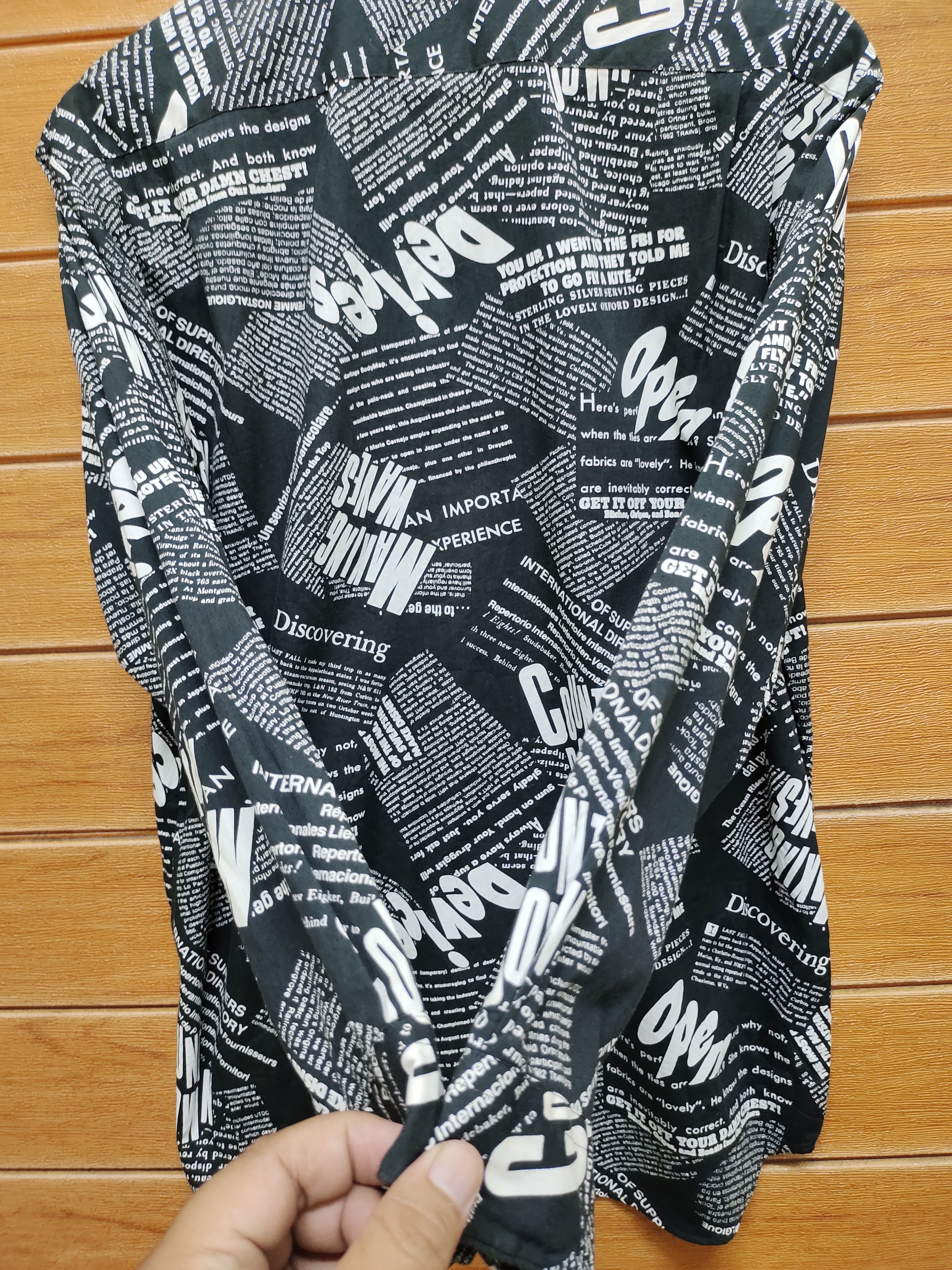 Japanese Brand 🇯🇵 Vintage Idolharry Japan Poem Shirt Size US M / EU 48-50 / 2 - 10 Thumbnail