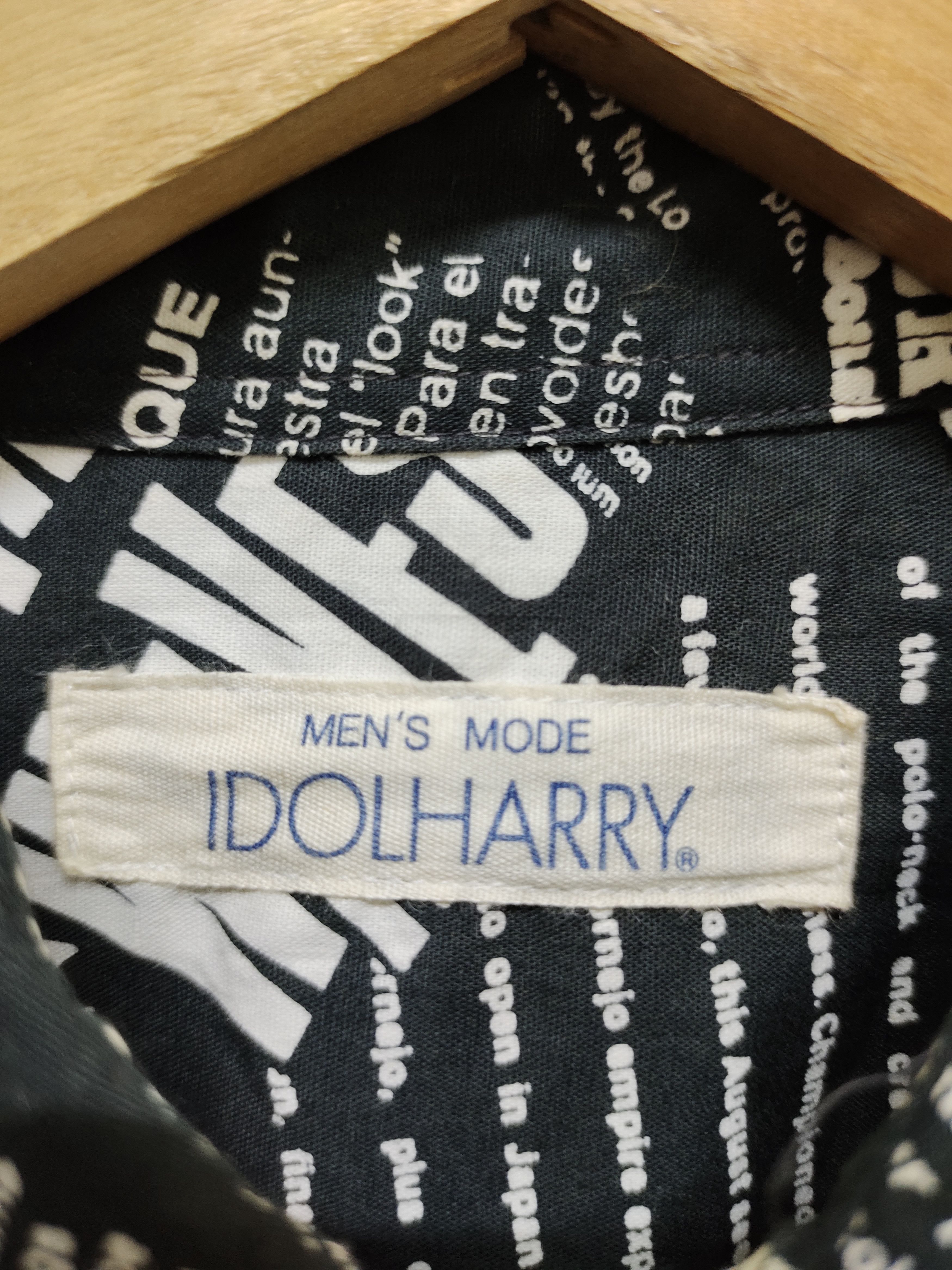 Japanese Brand 🇯🇵 Vintage Idolharry Japan Poem Shirt Size US M / EU 48-50 / 2 - 8 Thumbnail