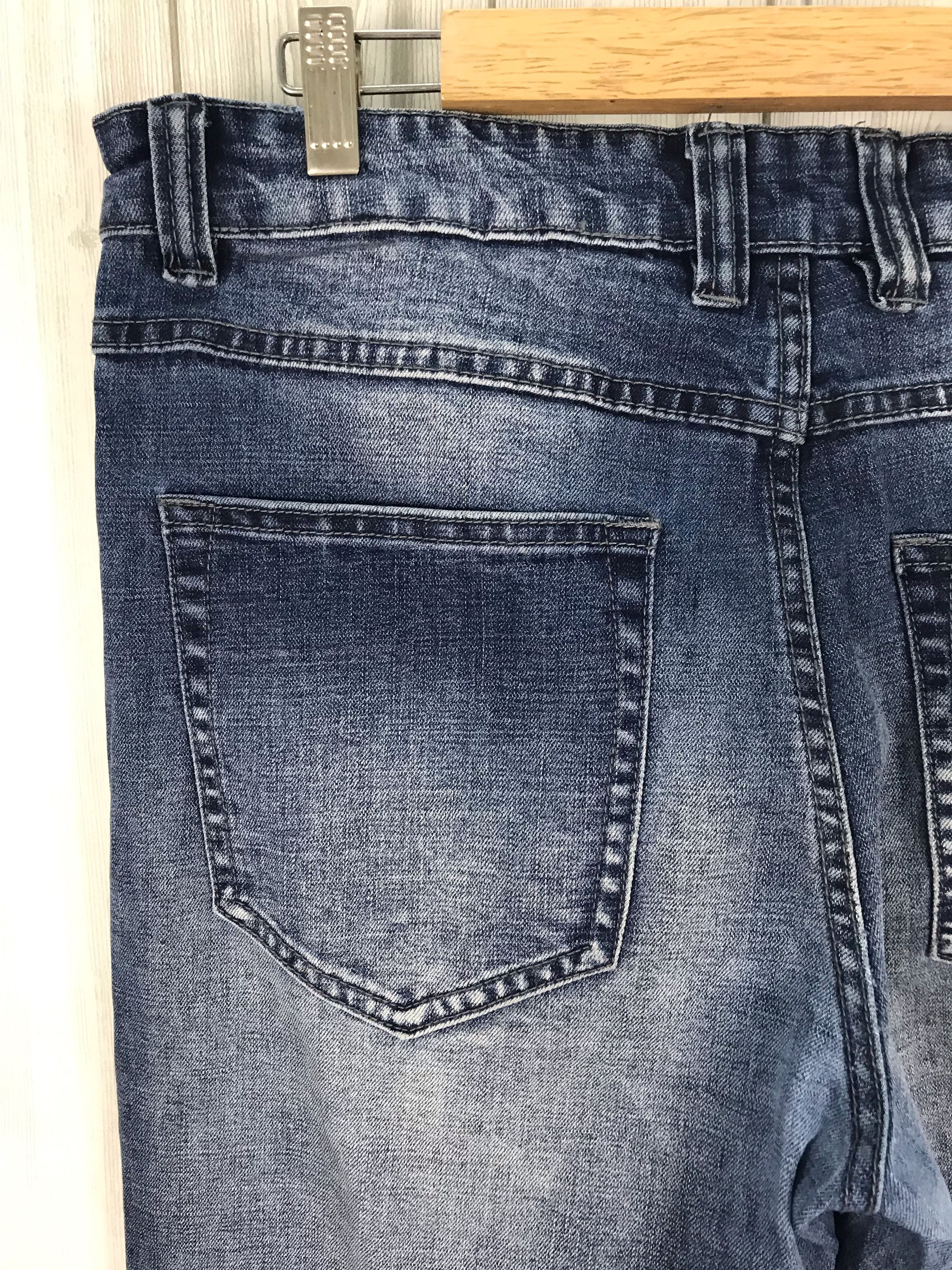 Affliction Japanese Brand VICTORIOUS Distressed Biker Denim Jeans Size US 34 / EU 50 - 11 Thumbnail
