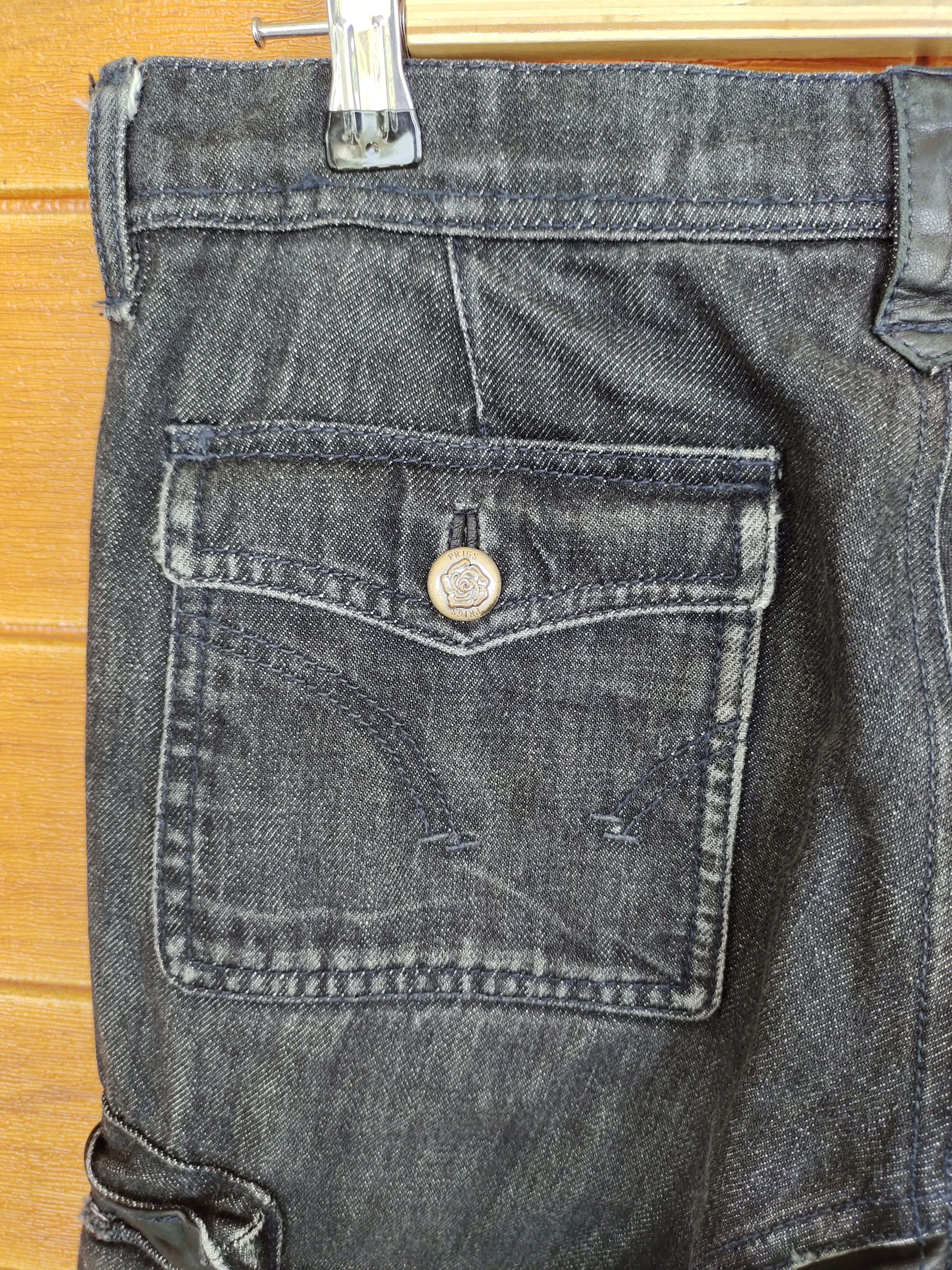Japanese Brand Japanese Brand PRIGS Hybrid Denim Cargo Pants Size US 31 - 17 Thumbnail