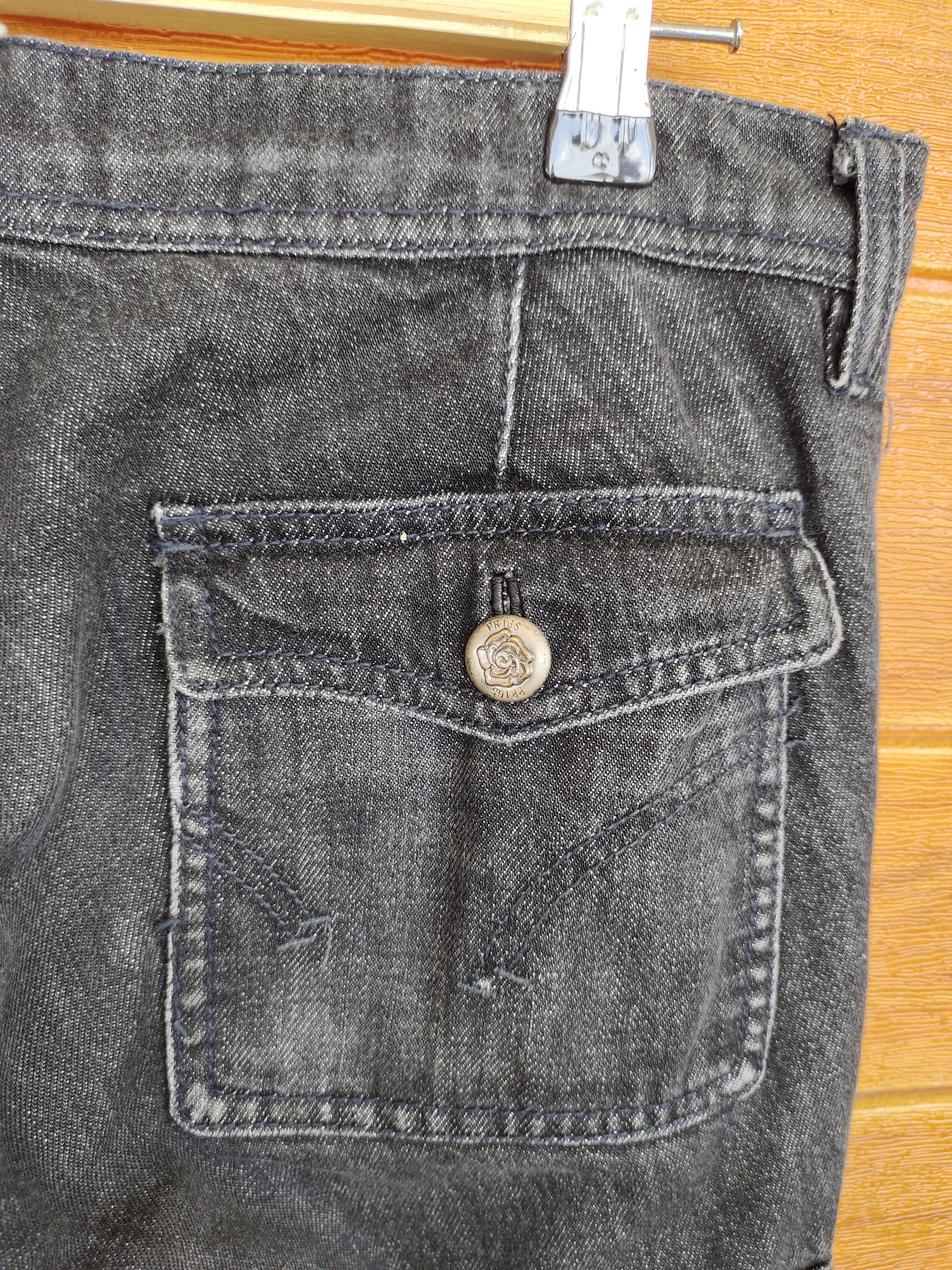 Japanese Brand Japanese Brand PRIGS Hybrid Denim Cargo Pants Size US 31 - 16 Thumbnail