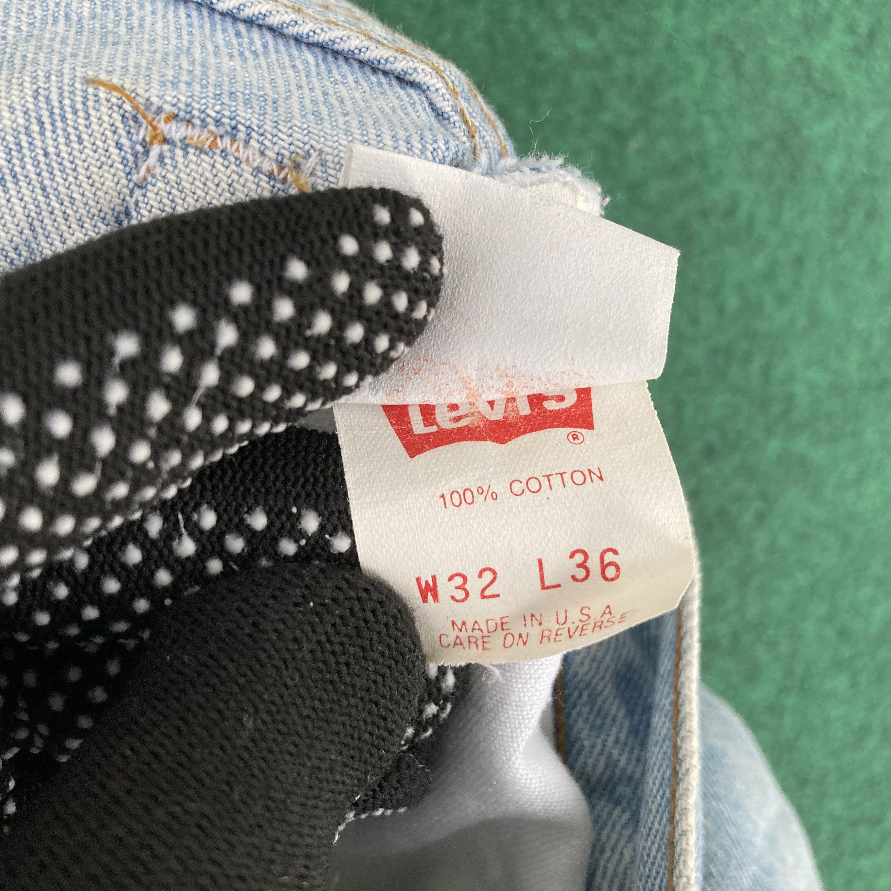 Levi's × Vintage Vtg Levis 501xx Distressed Ripped Light Wash 90s Jeans Size US 30 / EU 46 - 7 Thumbnail