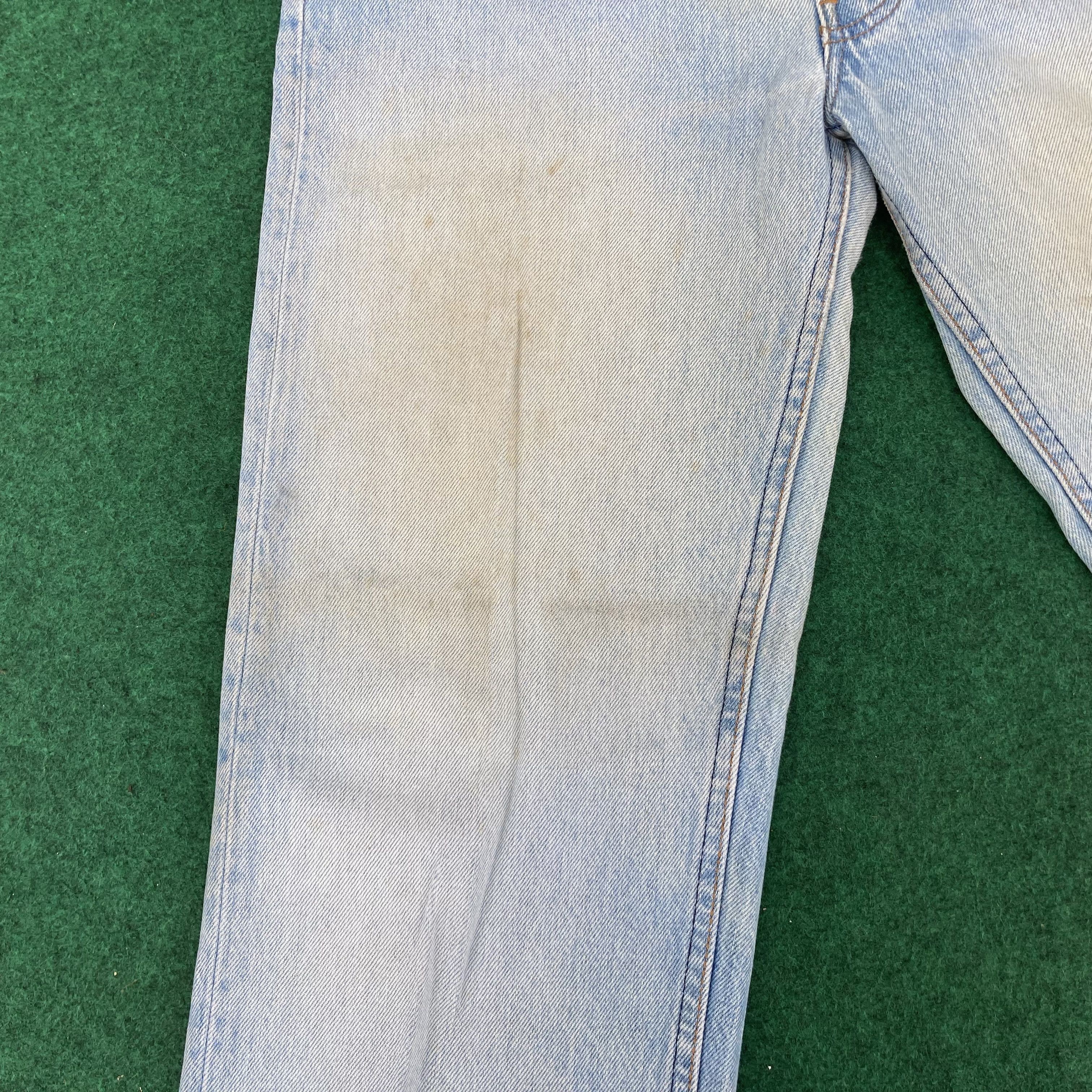 Levi's × Vintage Vtg Levis 501xx Distressed Ripped Light Wash 90s Jeans Size US 30 / EU 46 - 4 Thumbnail