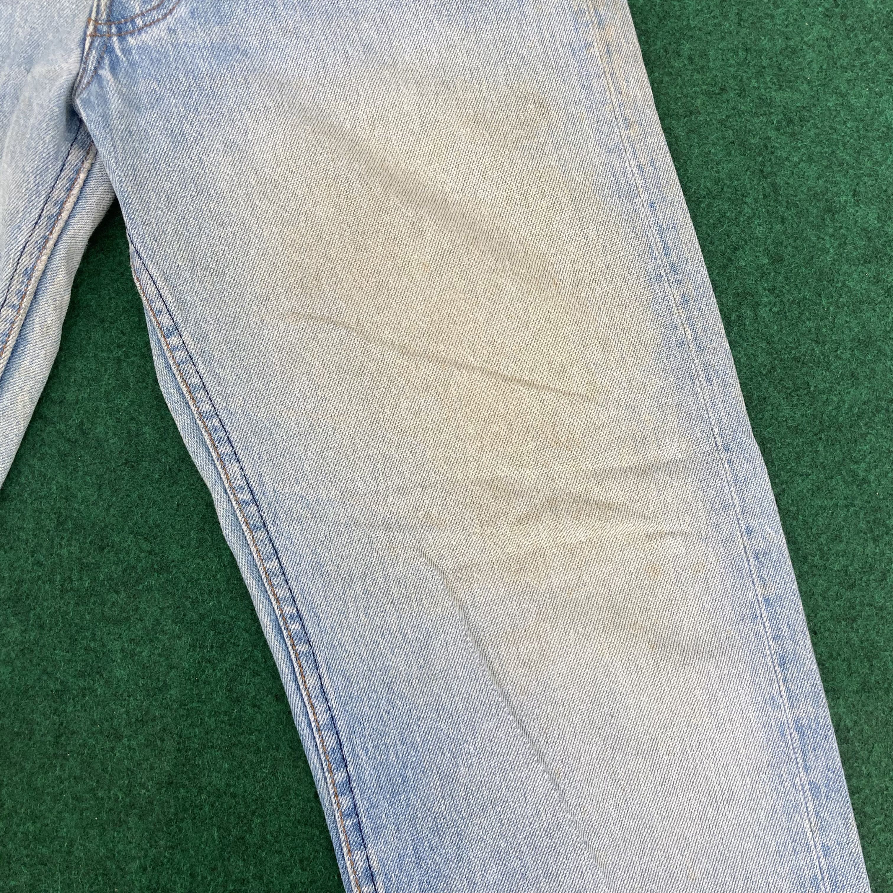 Levi's × Vintage Vtg Levis 501xx Distressed Ripped Light Wash 90s Jeans Size US 30 / EU 46 - 5 Thumbnail