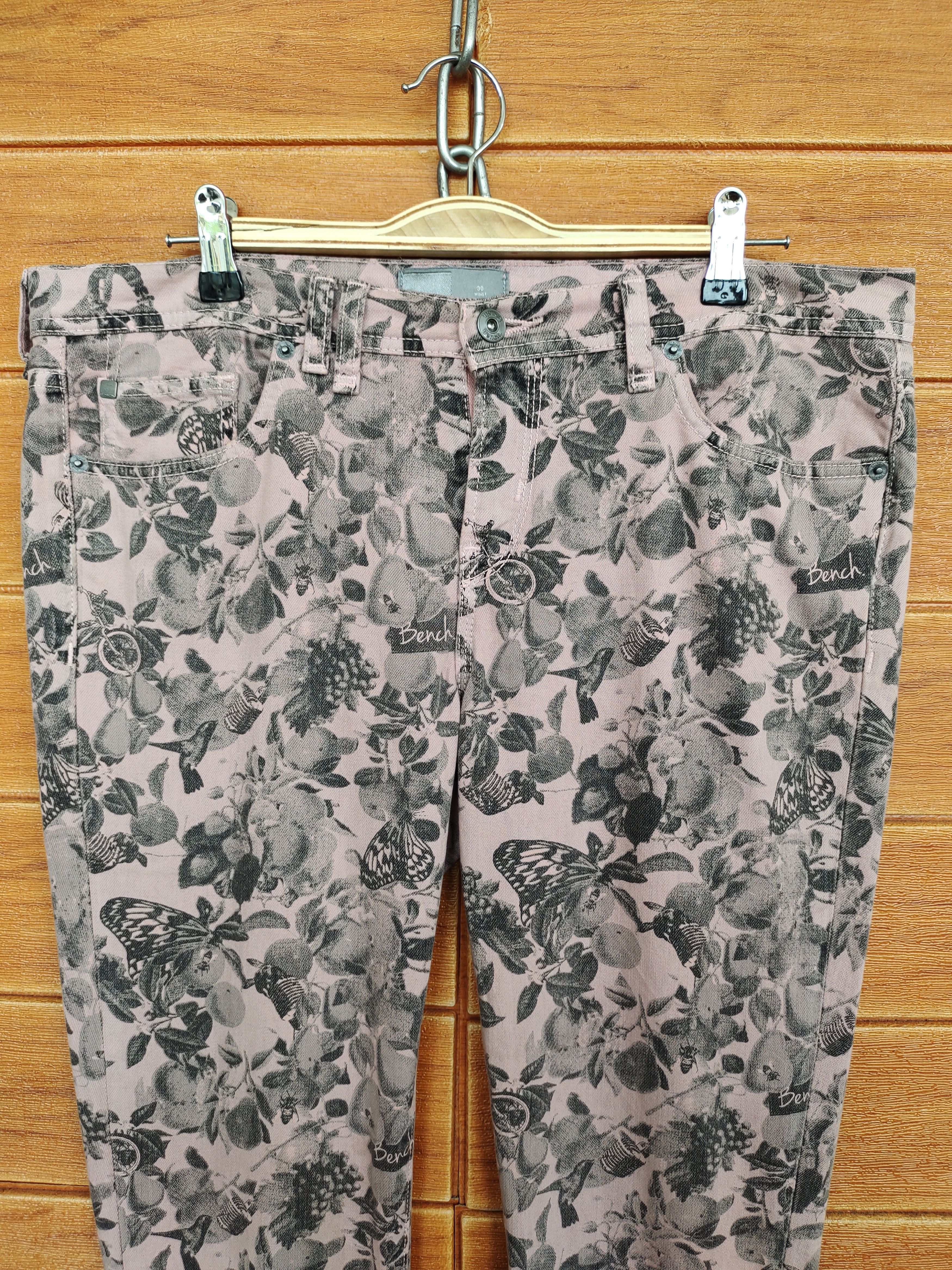 Hysteric Glamour BENCH Loudspeaker Zipper Skinny Denim Pants Size 30" / US 8 / IT 44 - 2 Thumbnail