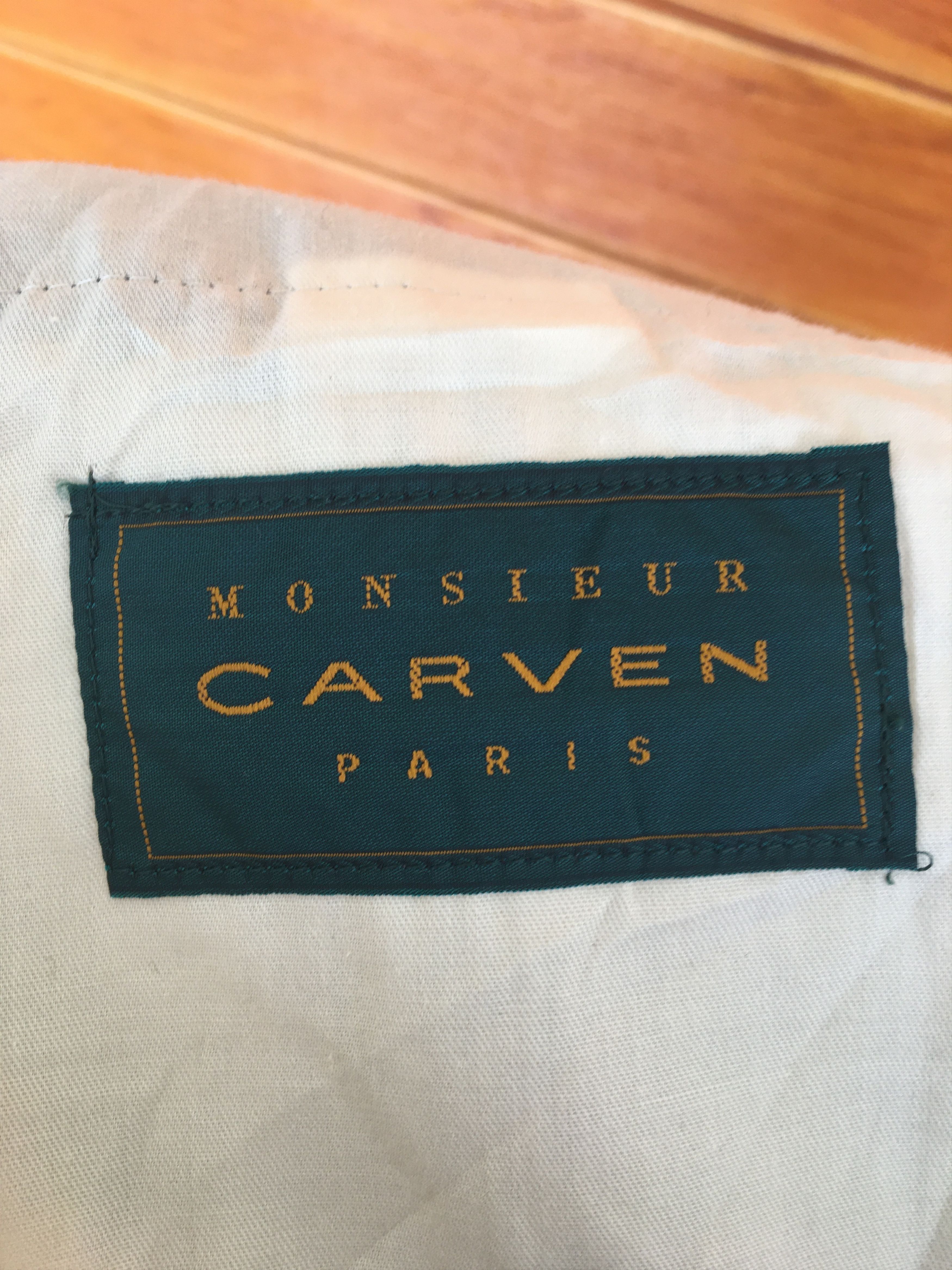Carven Vintage 90s Carven Paris Wool Trouser Pants Size US 32 / EU 48 - 12 Thumbnail