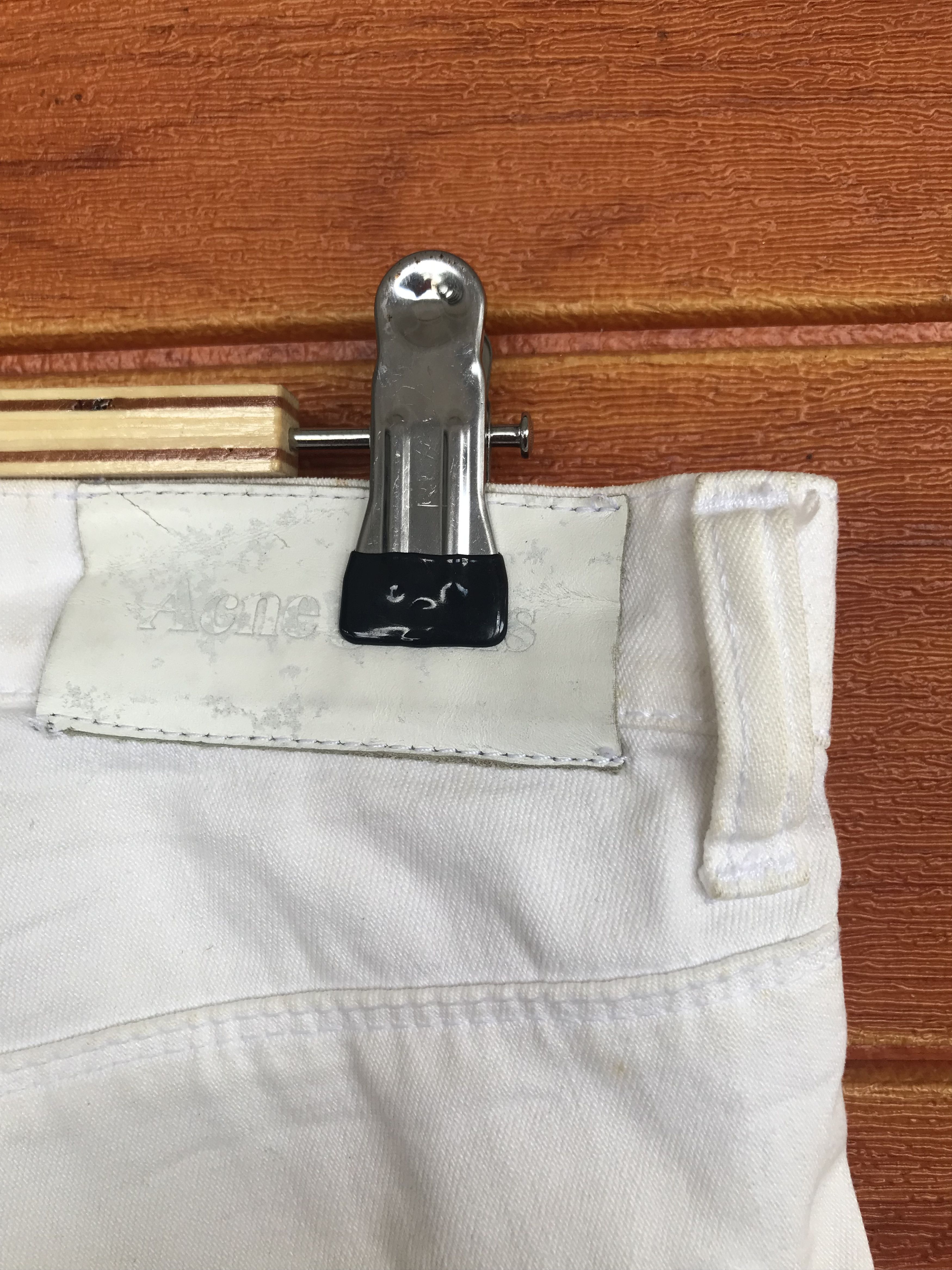 Acne Studios Acne Max White Slim Fit Denim Pants Size US 28 / EU 44 - 6 Thumbnail