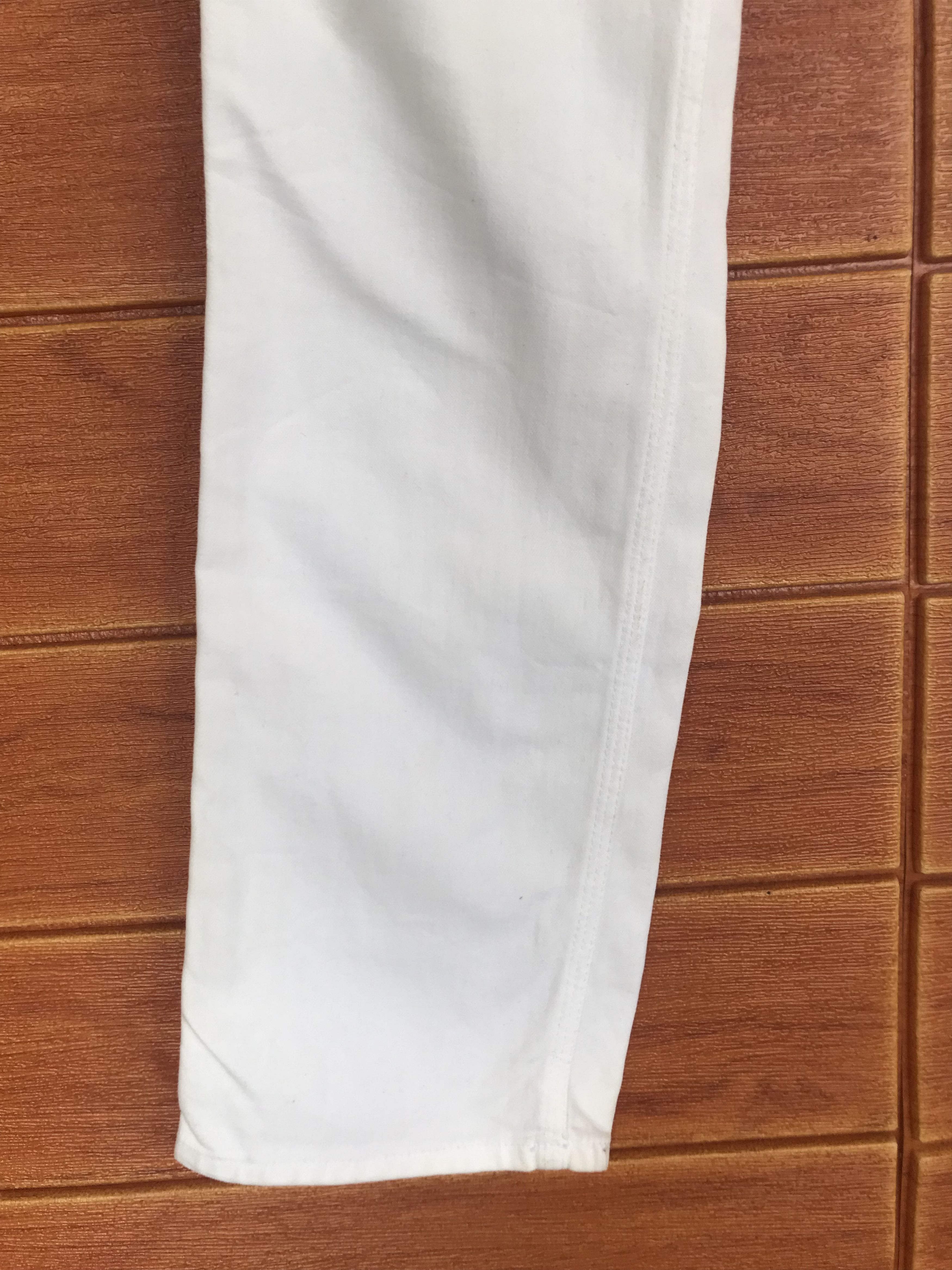 Acne Studios Acne Max White Slim Fit Denim Pants Size US 28 / EU 44 - 3 Thumbnail
