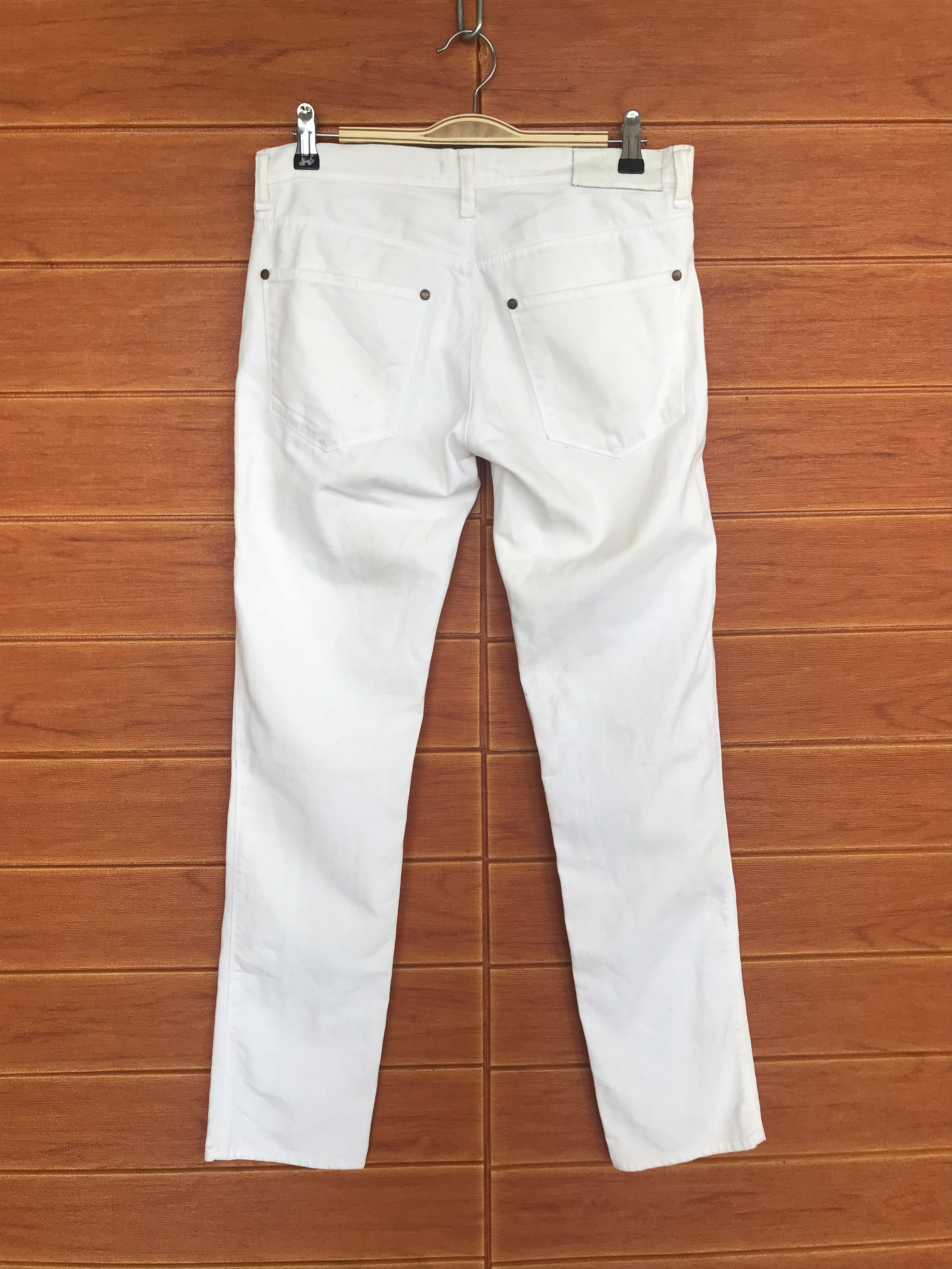 Acne Studios Acne Max White Slim Fit Denim Pants Size US 28 / EU 44 - 5 Thumbnail